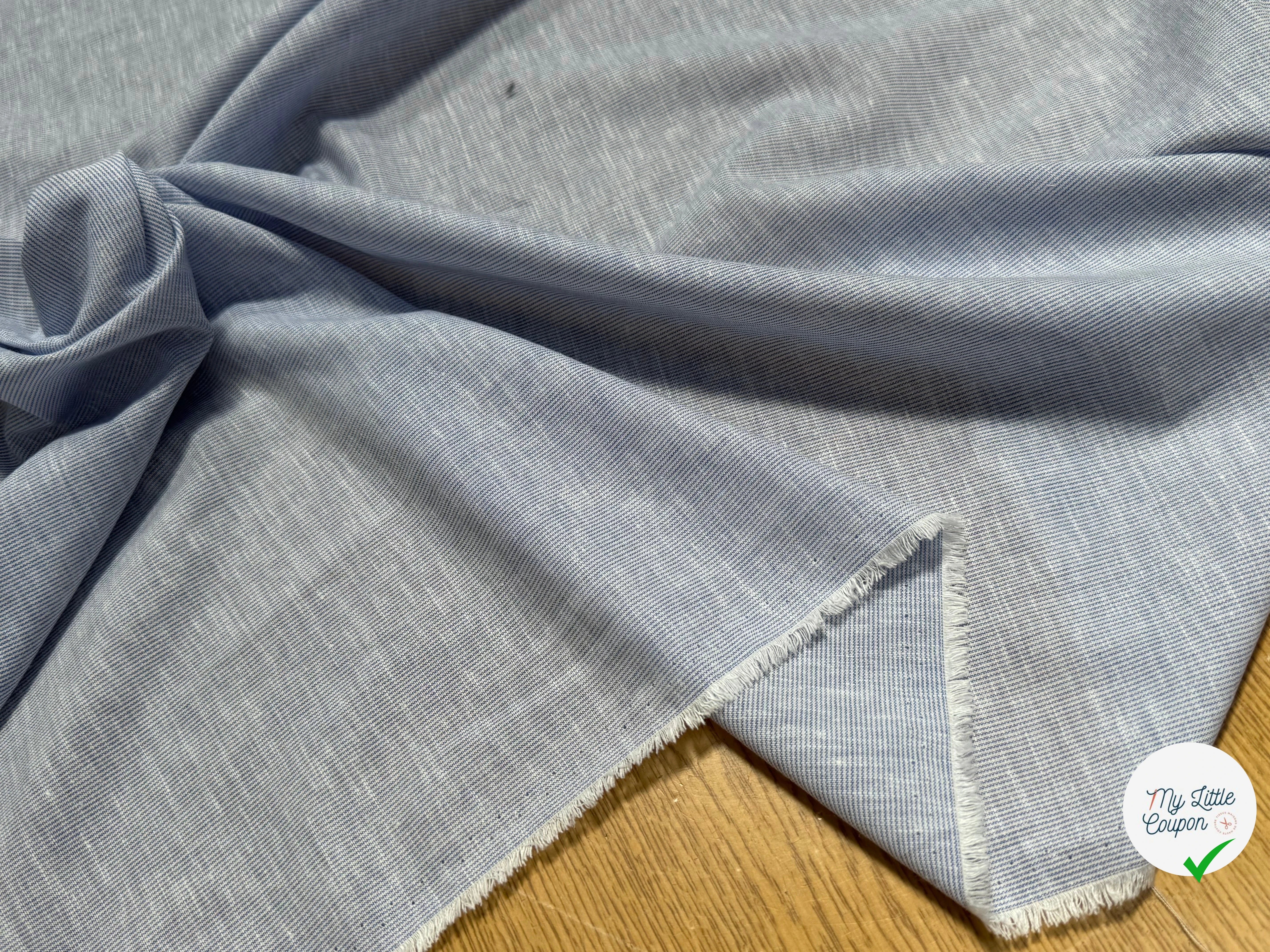 COTON ESPRIT OXFORD BLEU - My Little Coupon