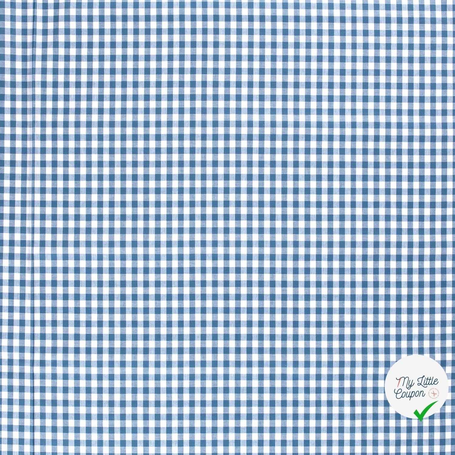 COTON FIL TEINT CARREAUX INDIGO - My Little Coupon