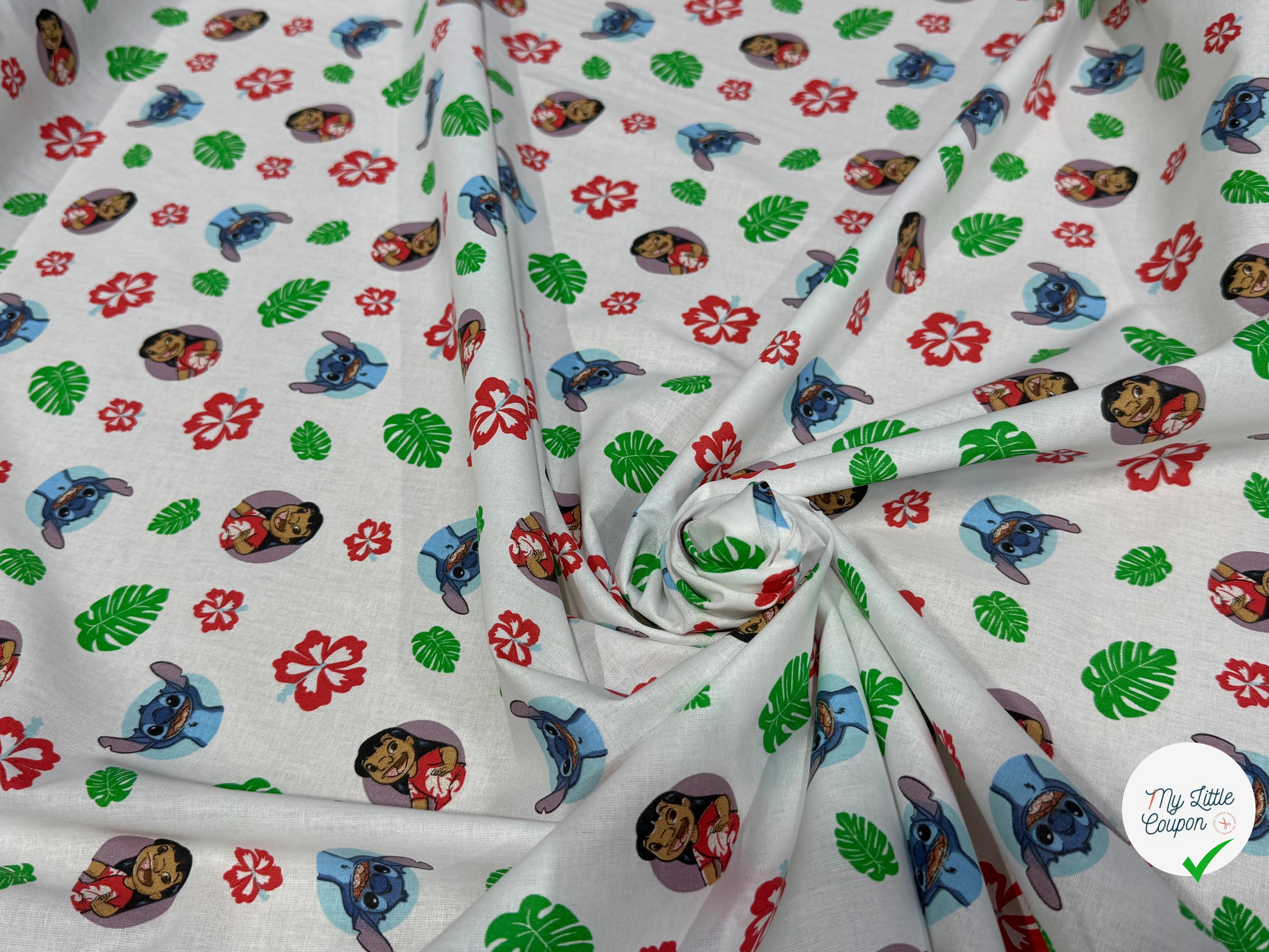 COTON IMPRIMÉ LILO & STITCH TOGETHER - My Little Coupon