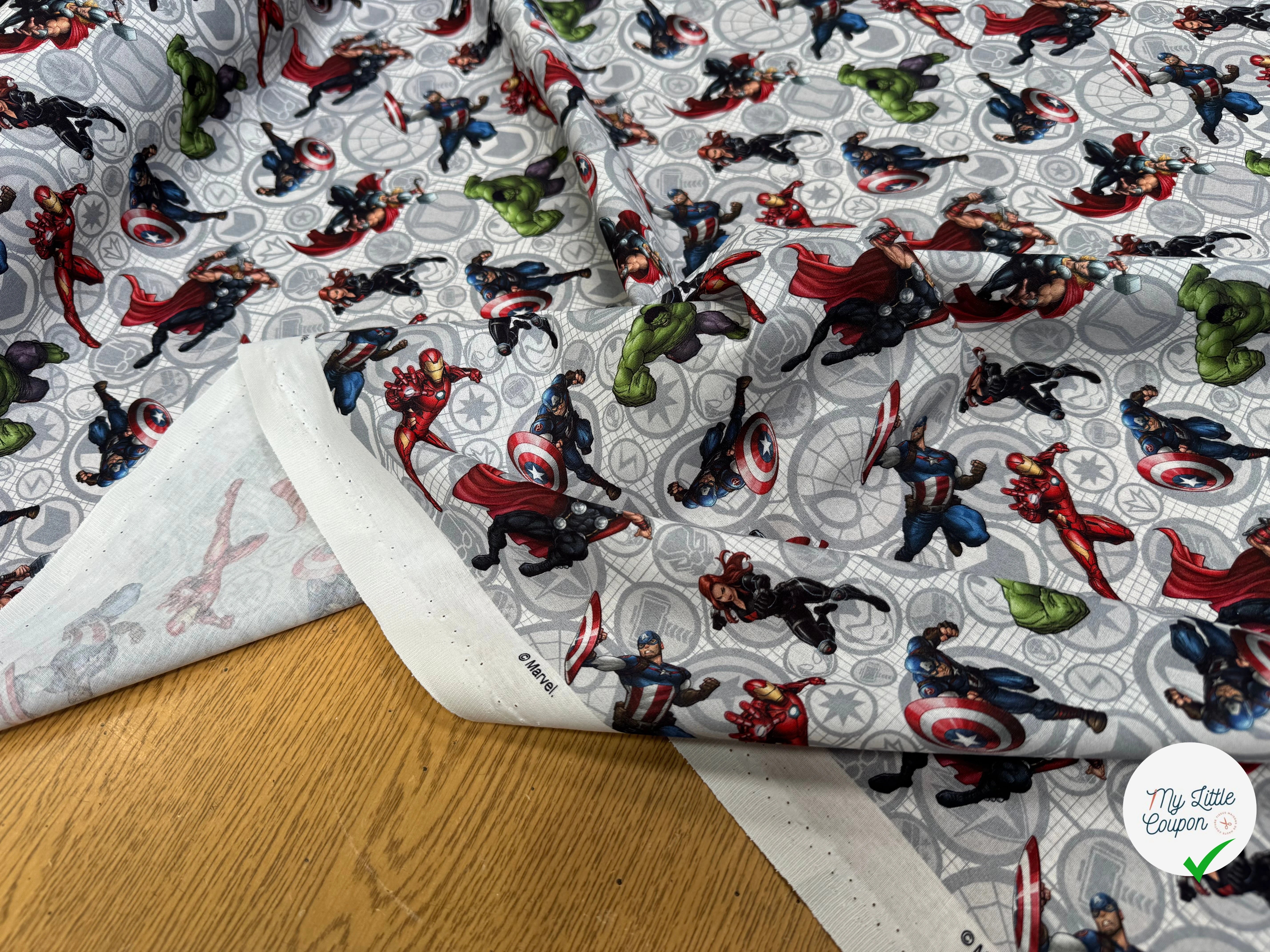 COTON IMPRIMÉ MARVELMANIA A6 - My Little Coupon
