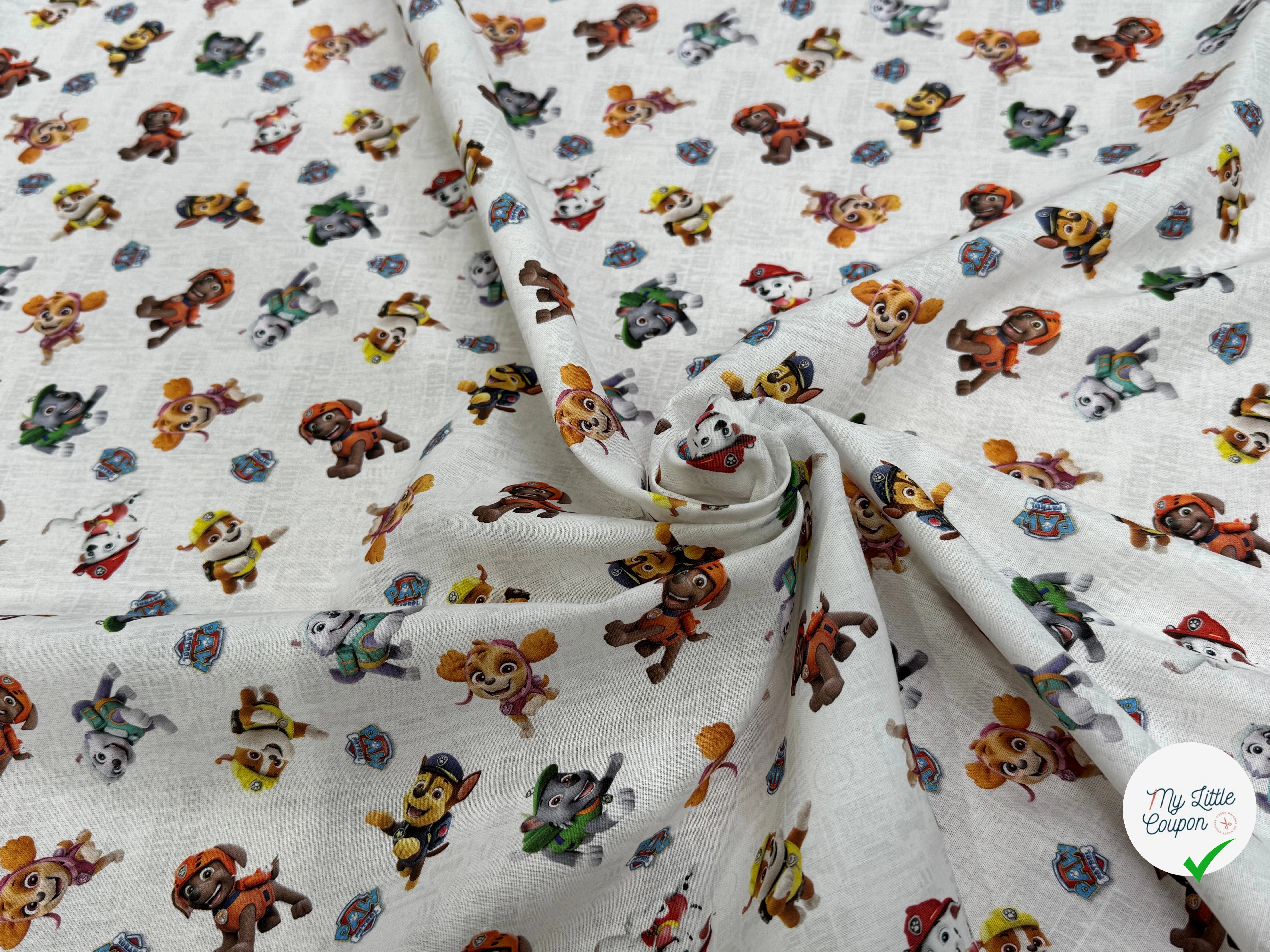 COTON IMPRIMÉ PAW PATROL FRIENDS A60 - My Little Coupon
