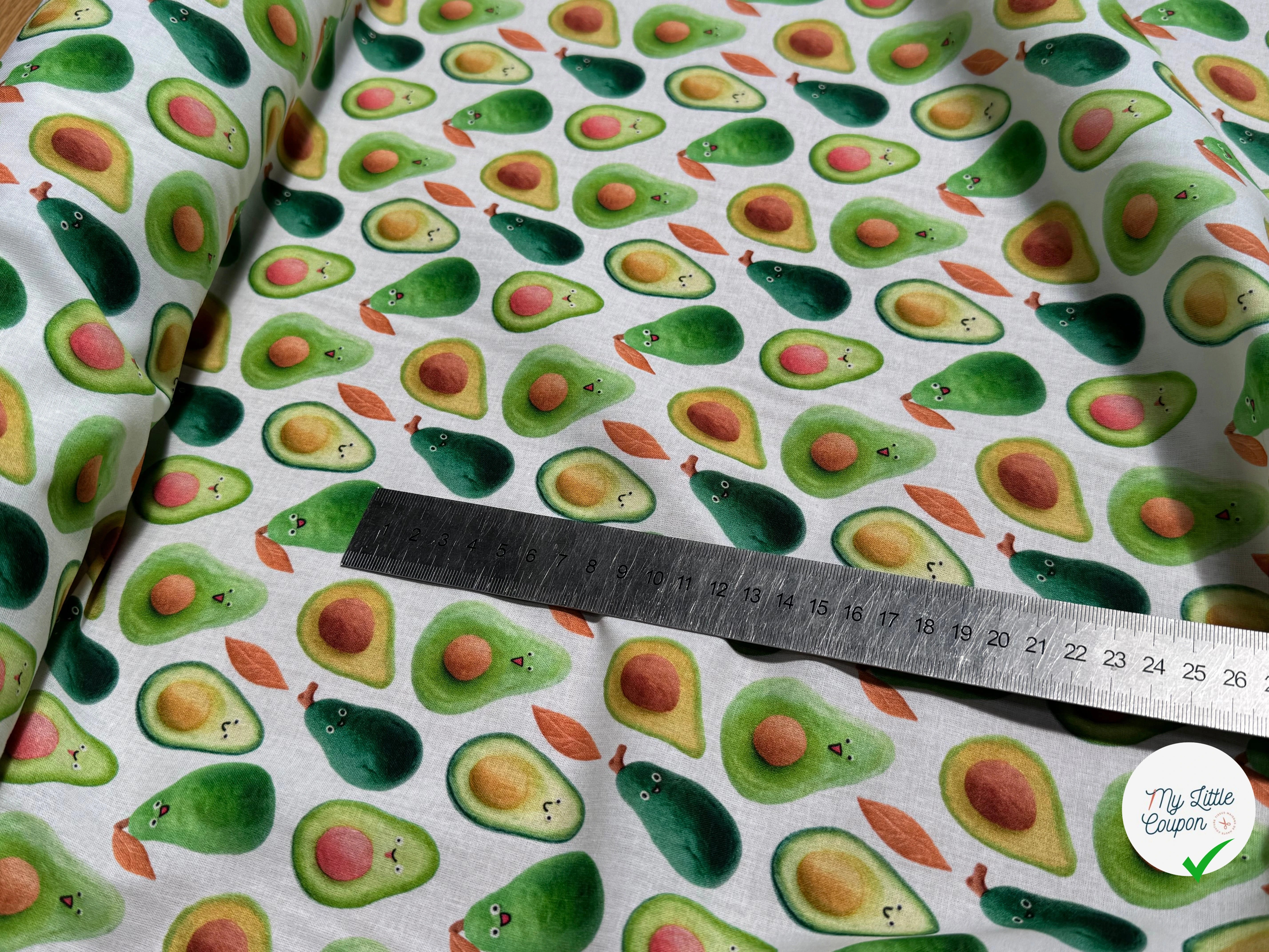 COTON IMPRIMÉ TREND DIVERSITIS AVOCADO - My Little Coupon