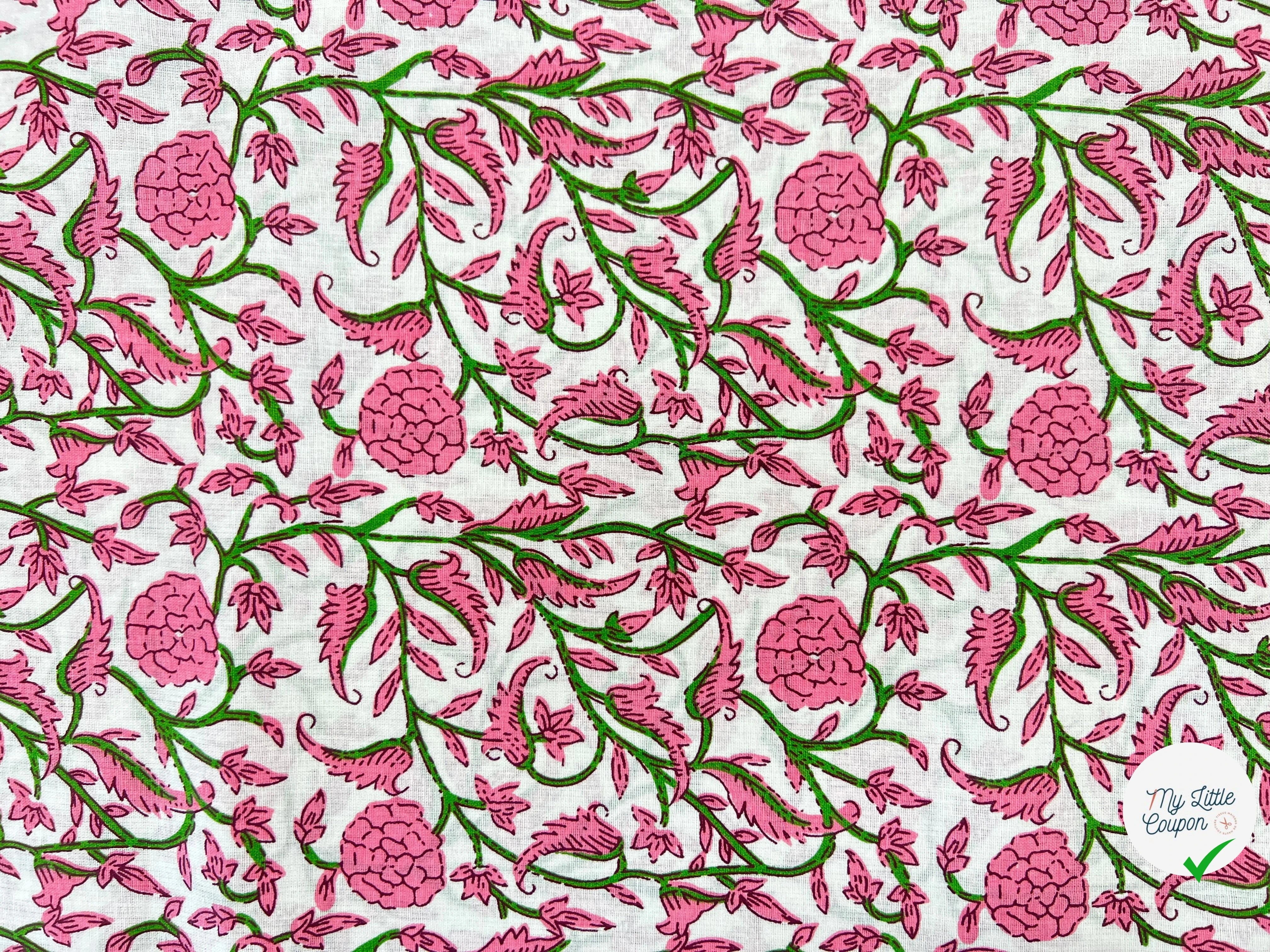 COTON INDIEN TAJ-MAHAL 010 BLANC LAIZE 110 - My Little Coupon