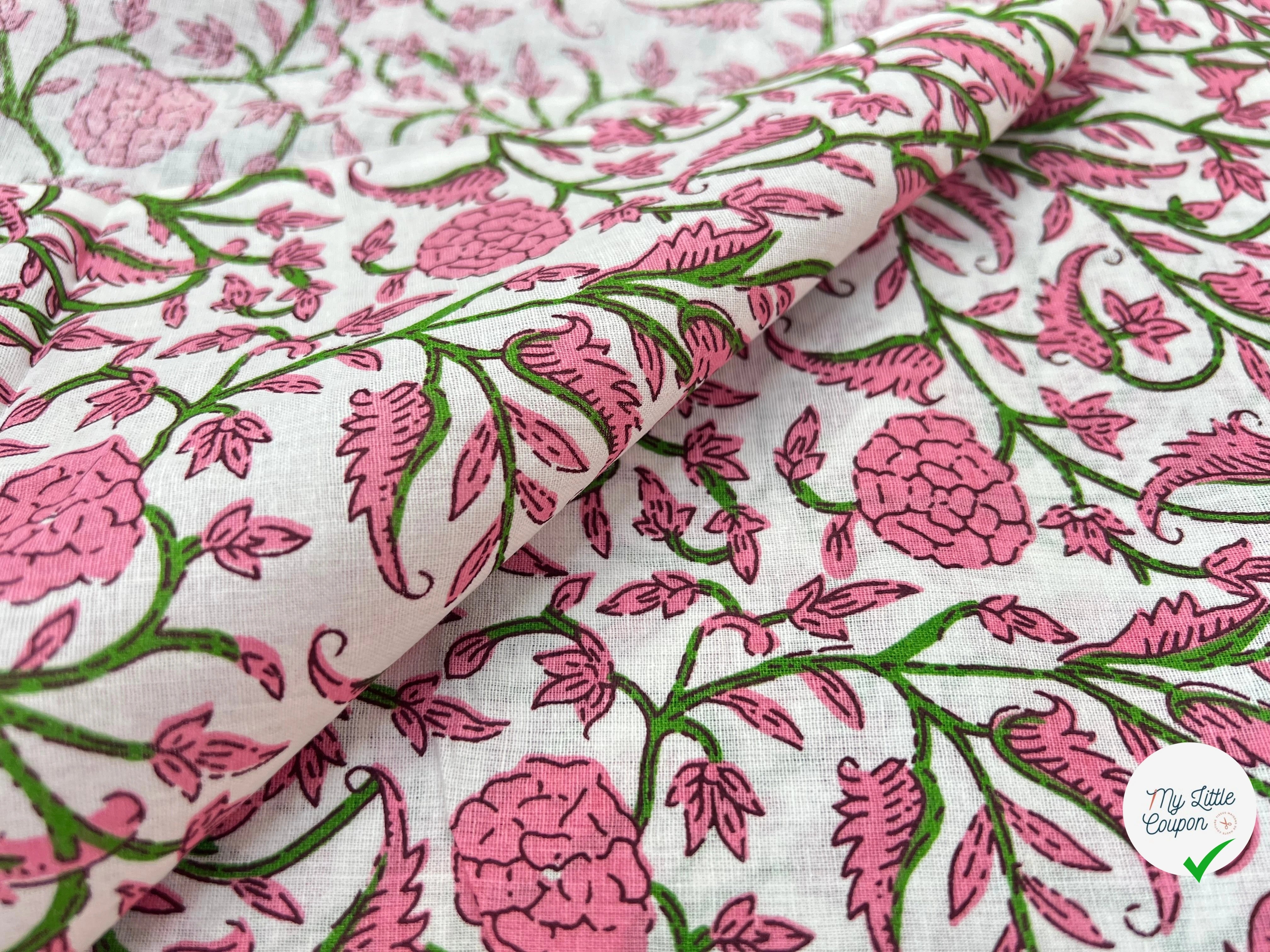 COTON INDIEN TAJ-MAHAL 010 BLANC LAIZE 110 - My Little Coupon