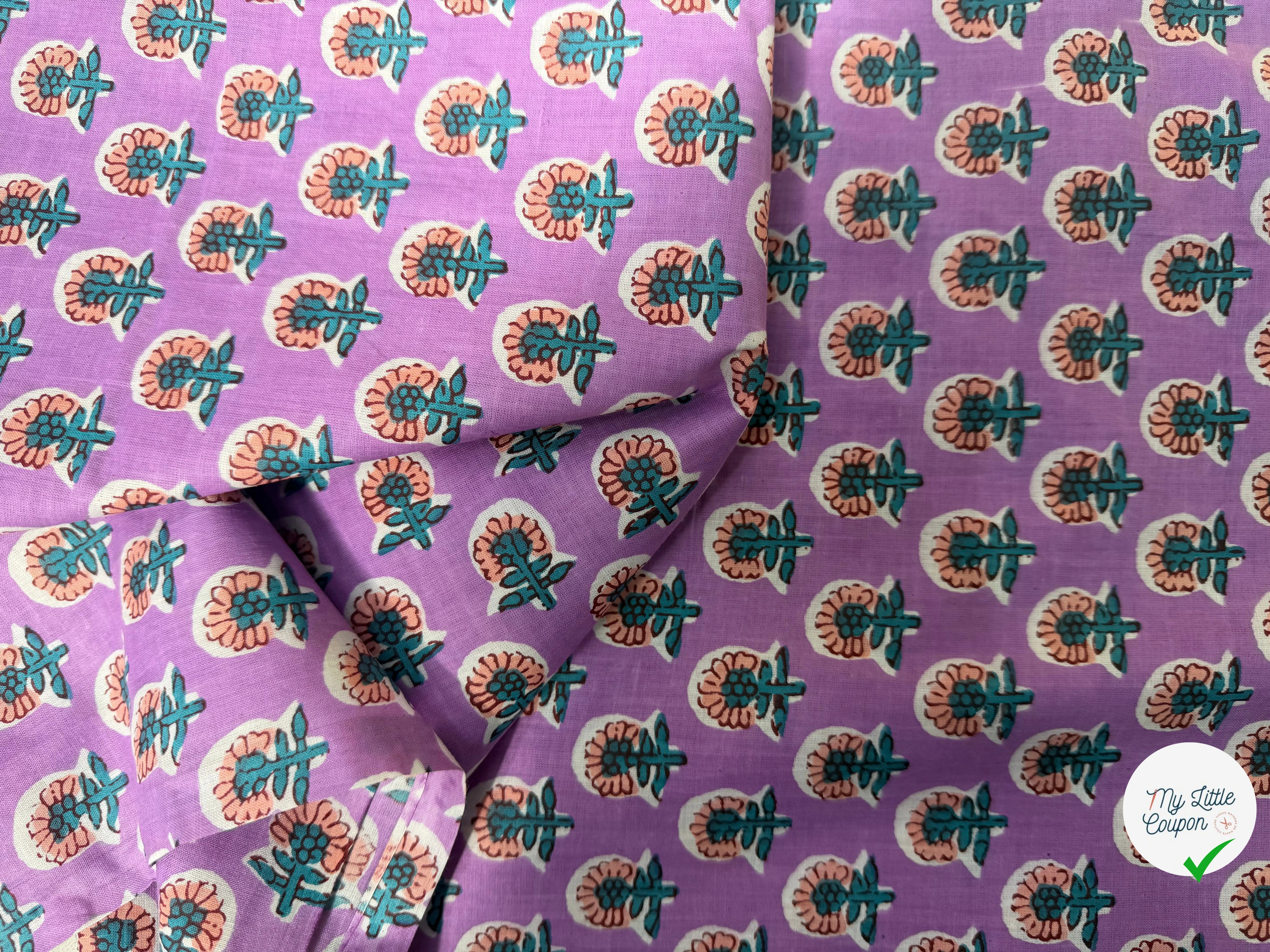 COTON INDIEN TAJ-MAHAL 016 MAGENTA LAIZE 110 - My Little Coupon