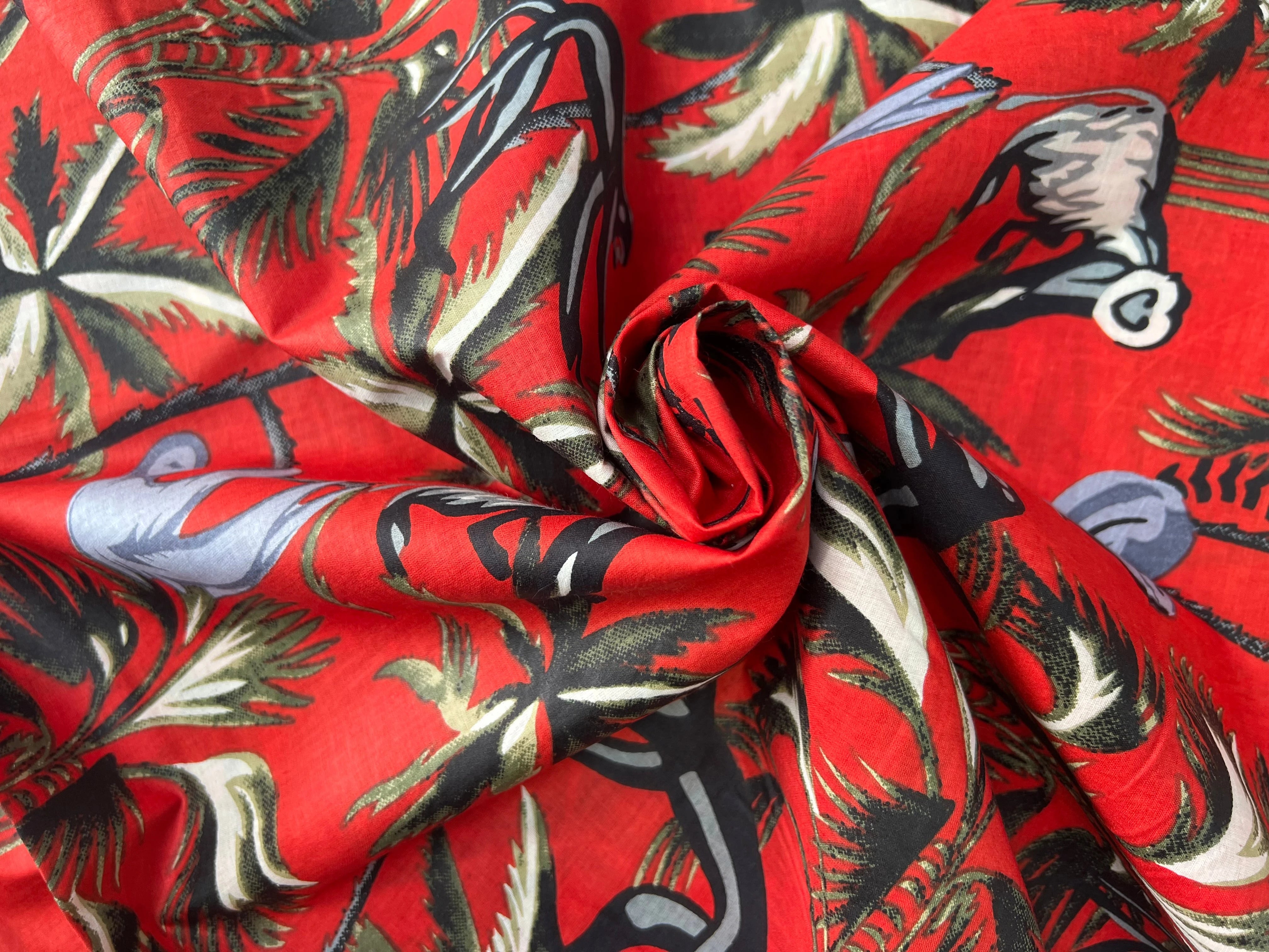 COTON INDIEN TAJ-MAHAL 023 ROUGE LAIZE 110 - My Little Coupon