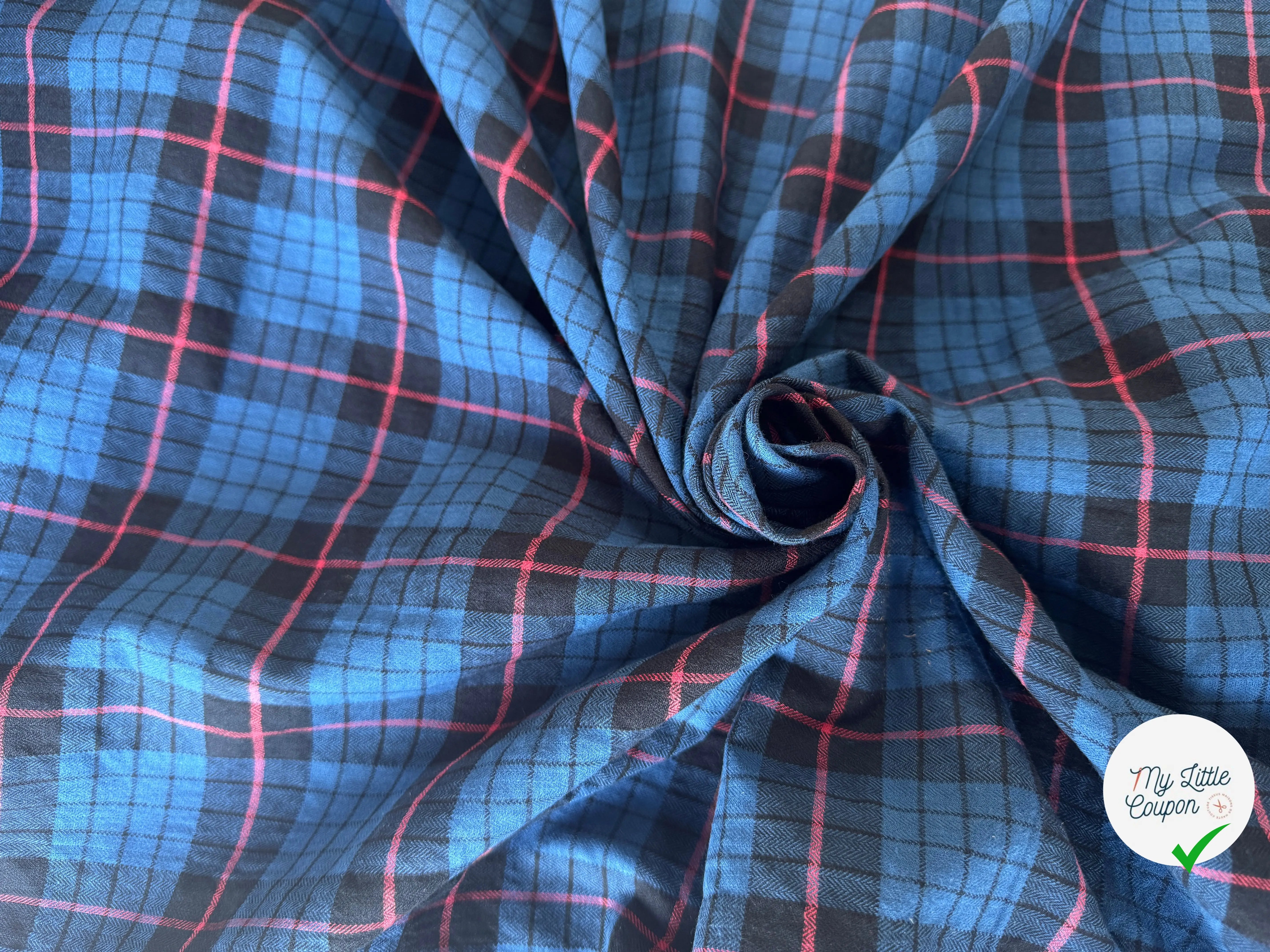 COTON SURCHEMISE TRAPPEUR JAPAN CARREAUX CHEVRON - My Little Coupon