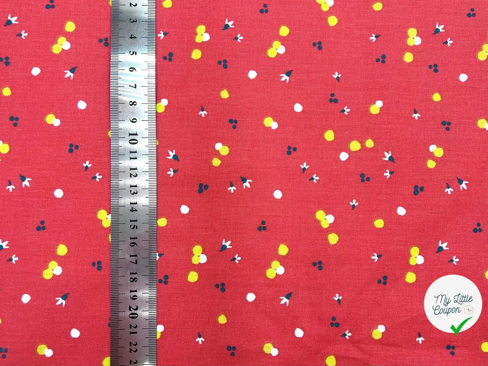 COTONNADE GRENADINE ZESTE DE CITRON - My Little Coupon - tissu - coudre