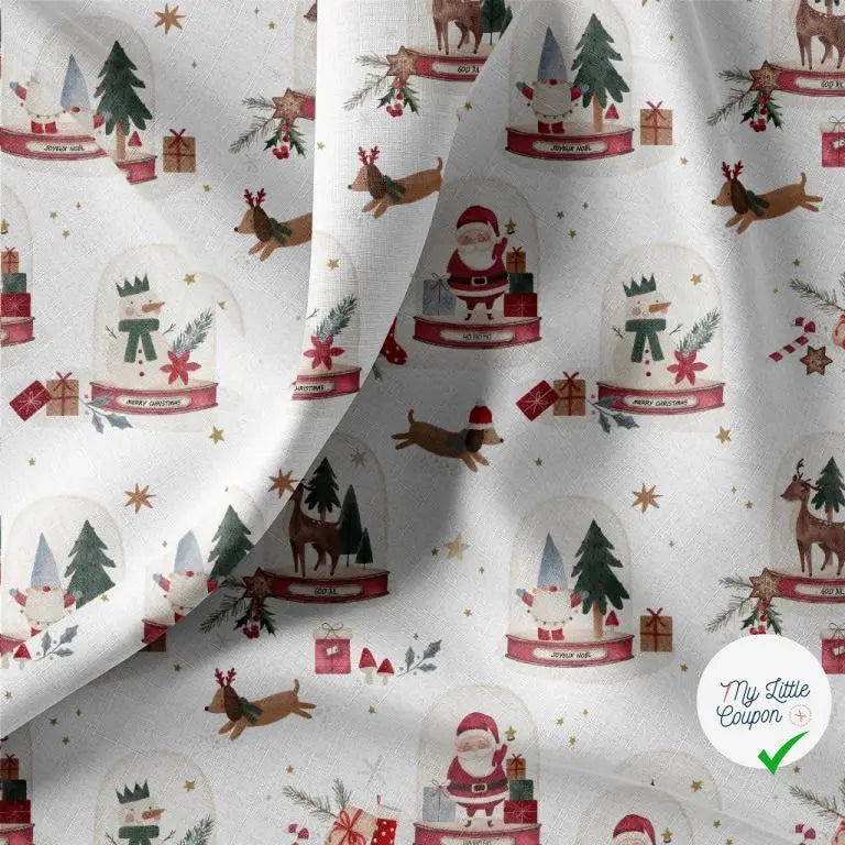 COTONNADE JOULUA BLANC / ROUGE 1E NUM D1 150 - My Little Coupon