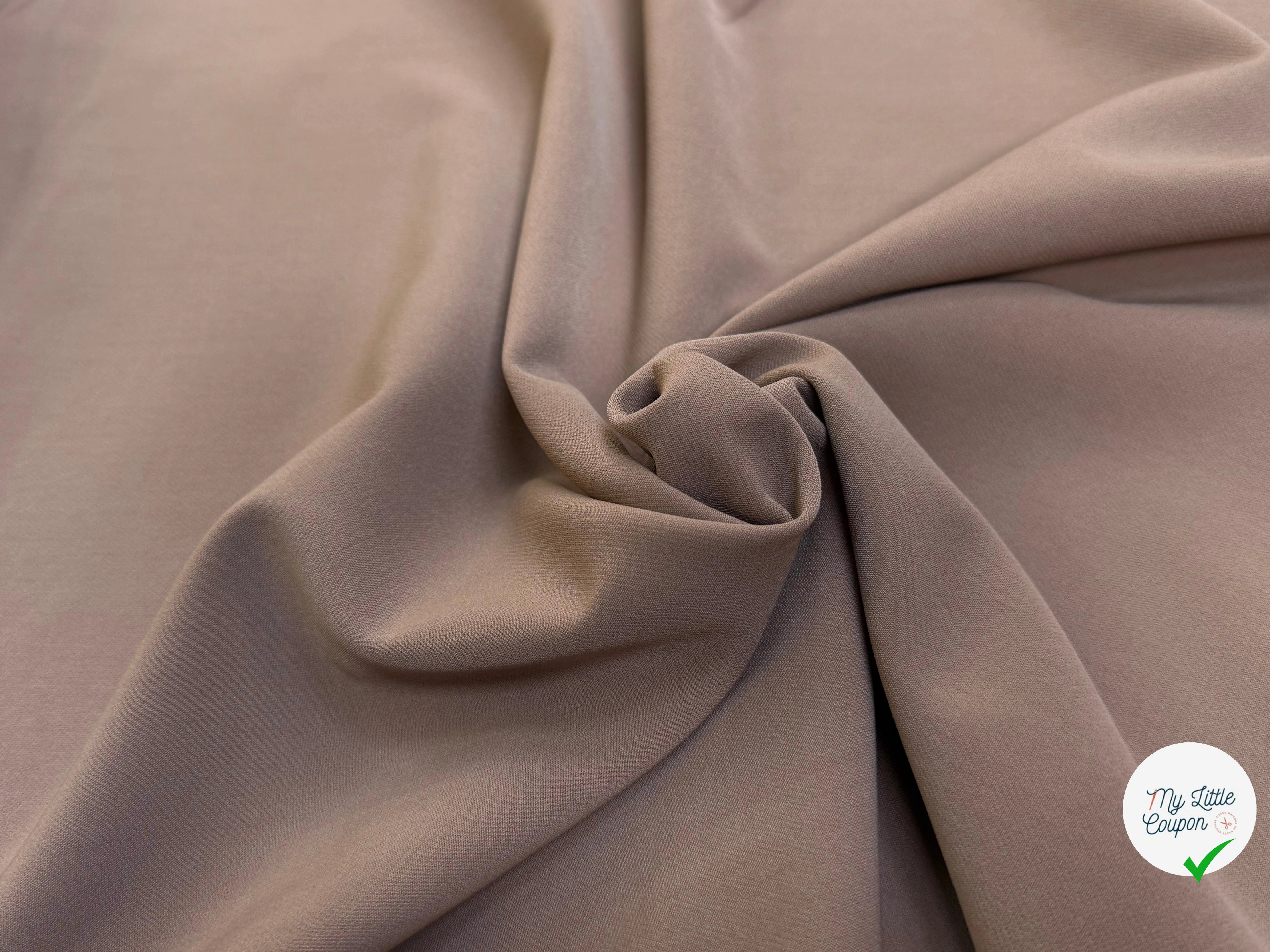 CREPE BEAU TOMBÉ LIGHT MOCHA STRETCH - My Little Coupon
