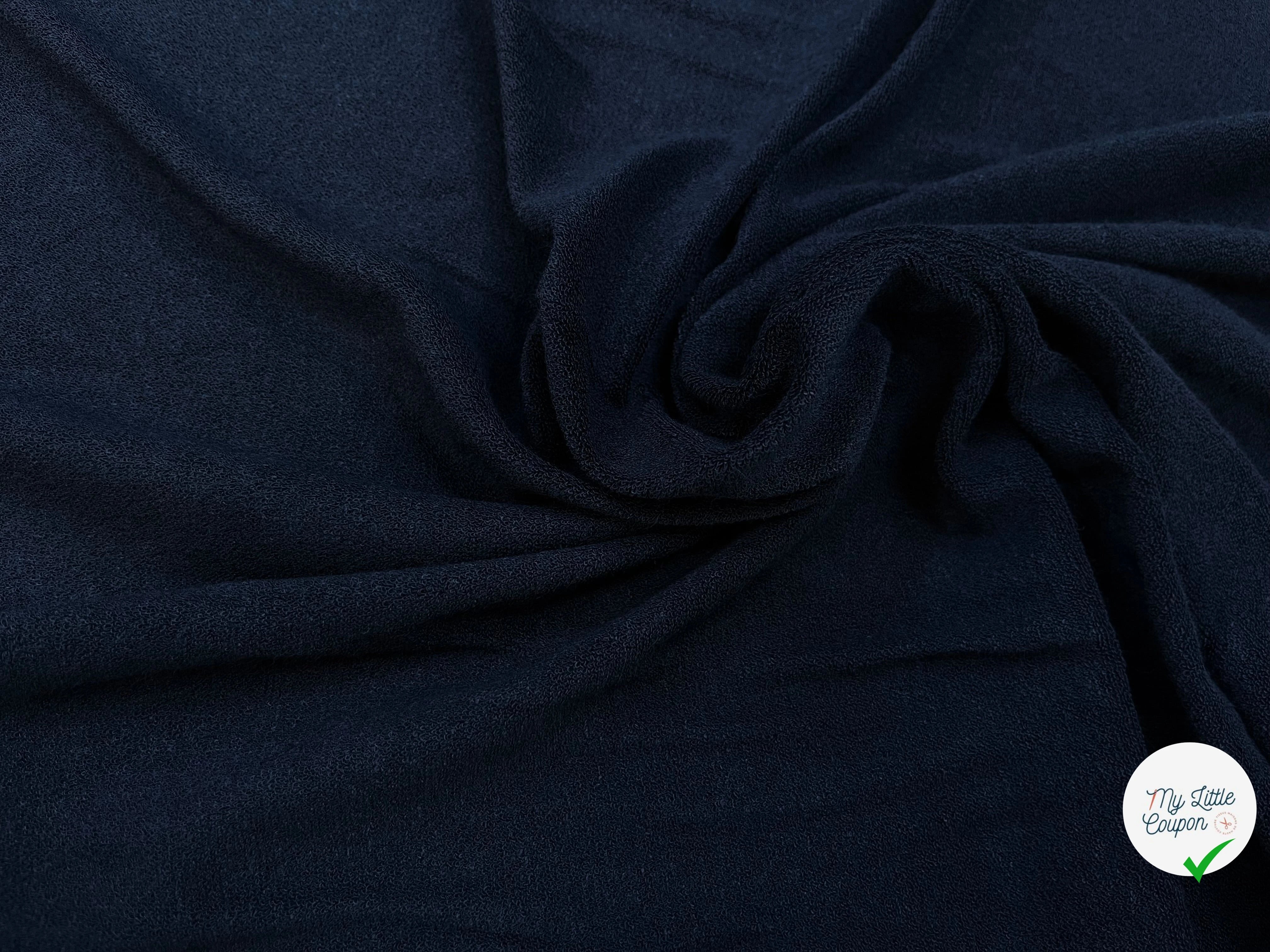 CREPE EPONGE ÉPONGE STRETCH NOISE BLUE - My Little Coupon