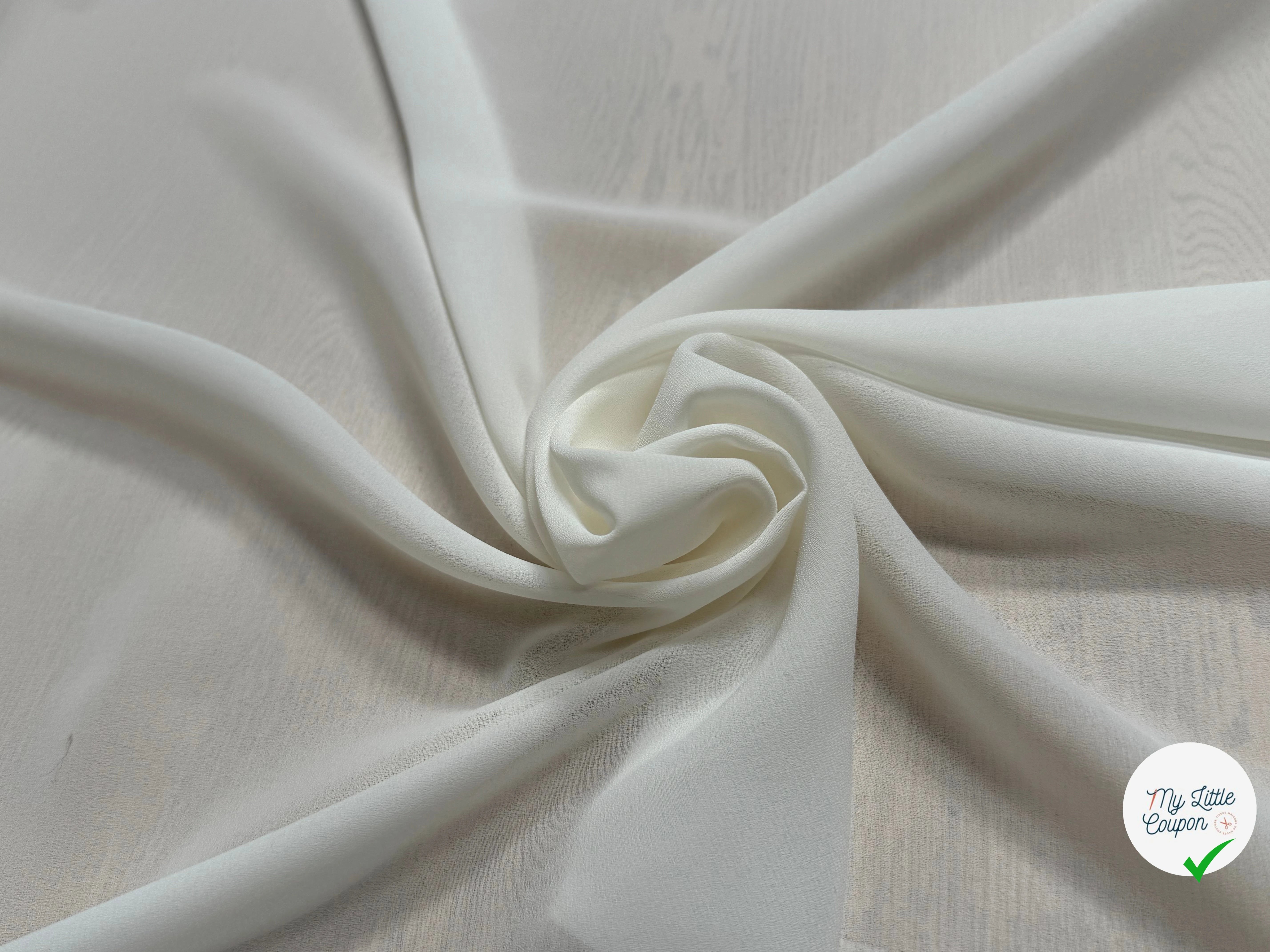 CREPE FLUIDE BLANC CASSÉ CHIC - My Little Coupon