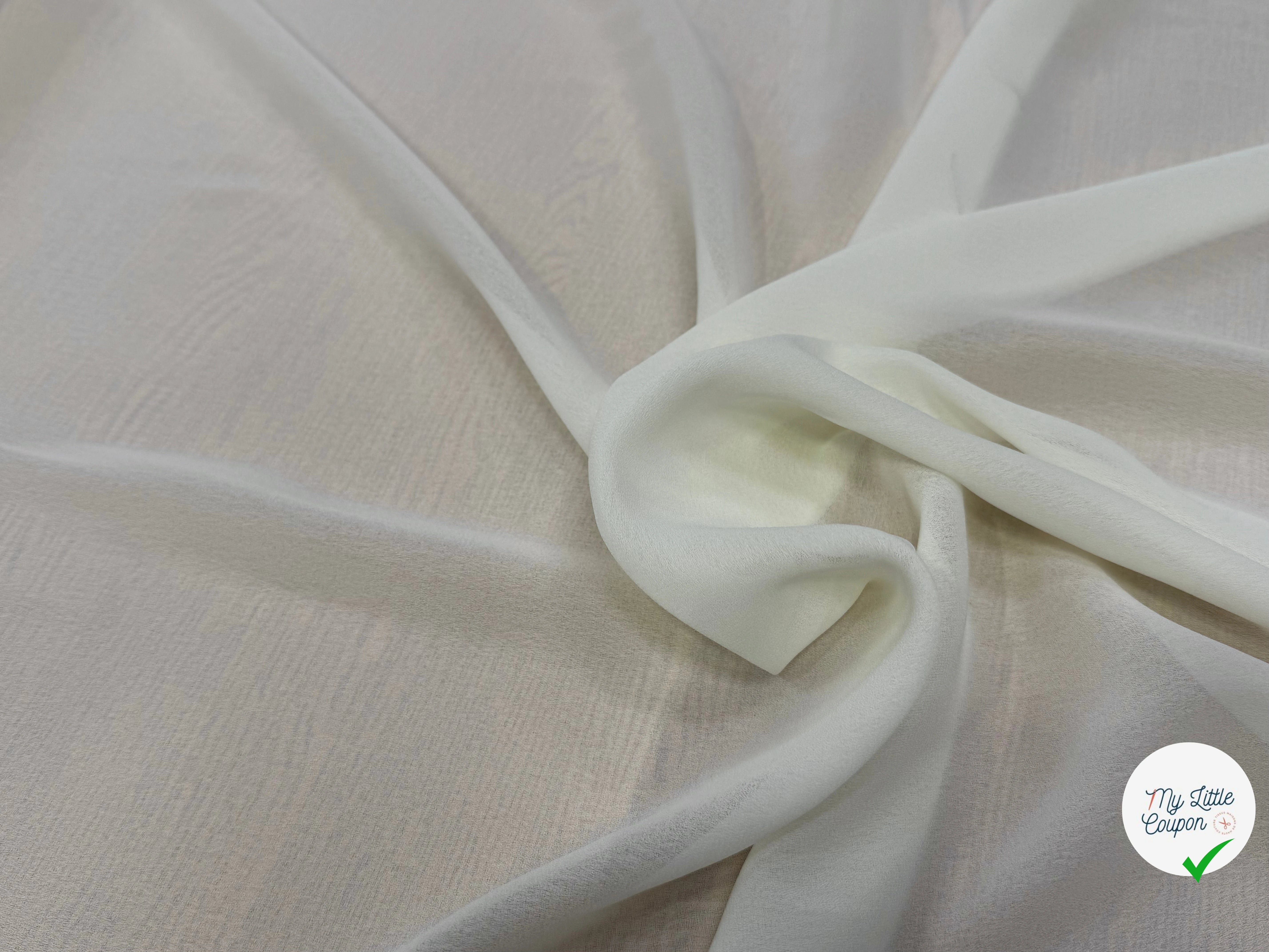 CREPE FLUIDE ÉCRU MAGNIFIQUE 150CM - My Little Coupon