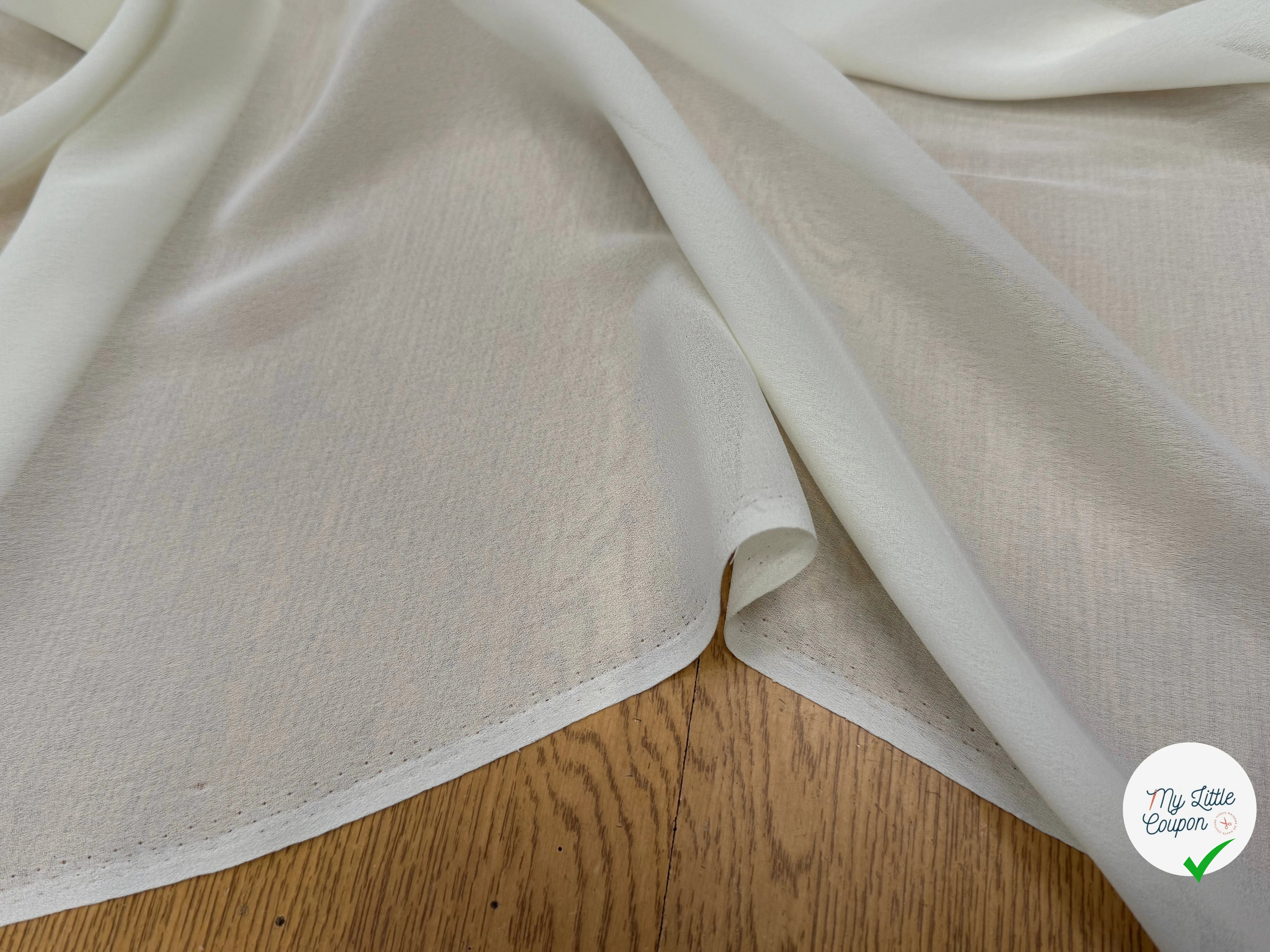 CREPE FLUIDE ÉCRU MAGNIFIQUE 150CM - My Little Coupon