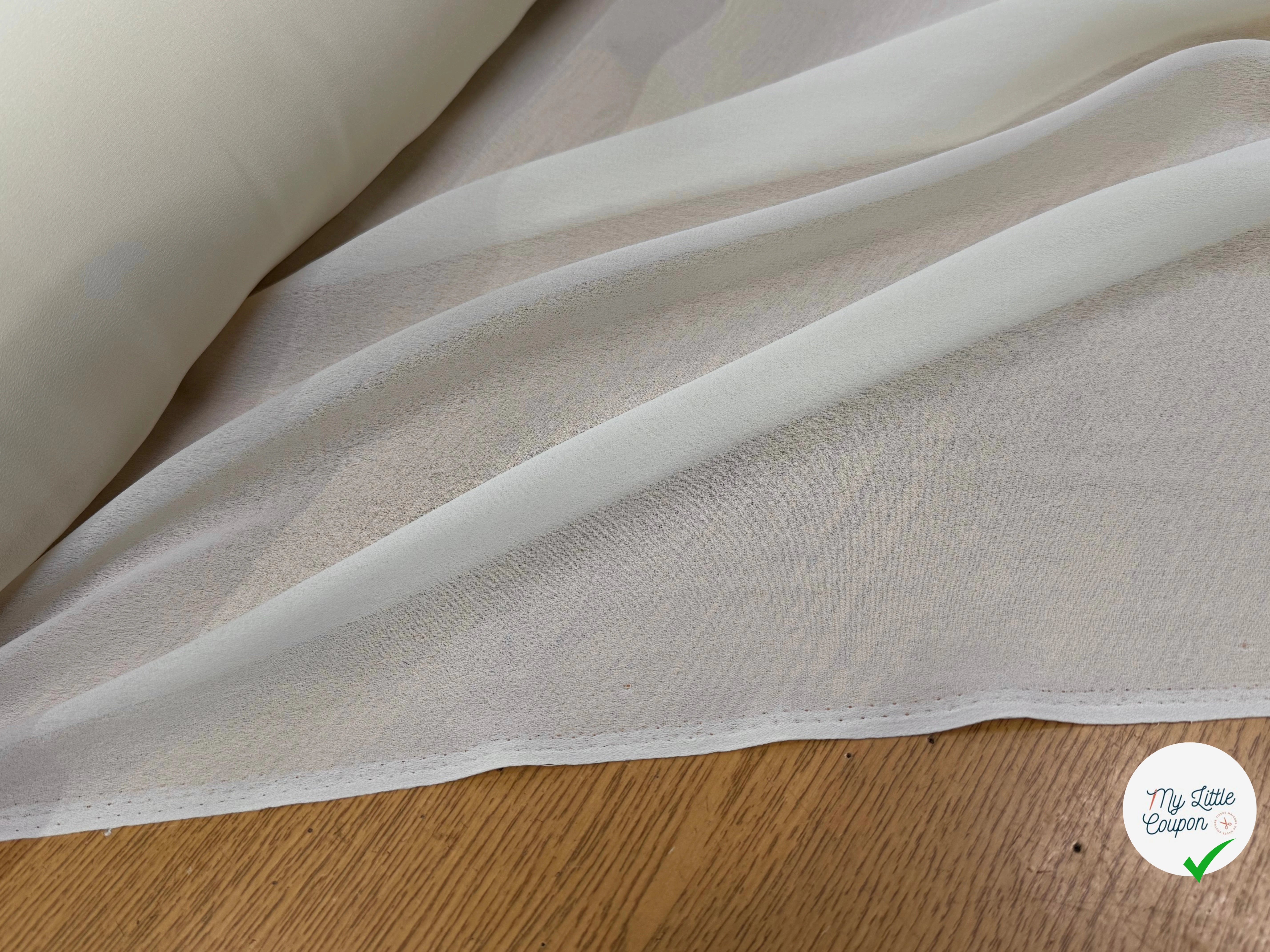 CREPE FLUIDE ÉCRU MAGNIFIQUE 150CM - My Little Coupon