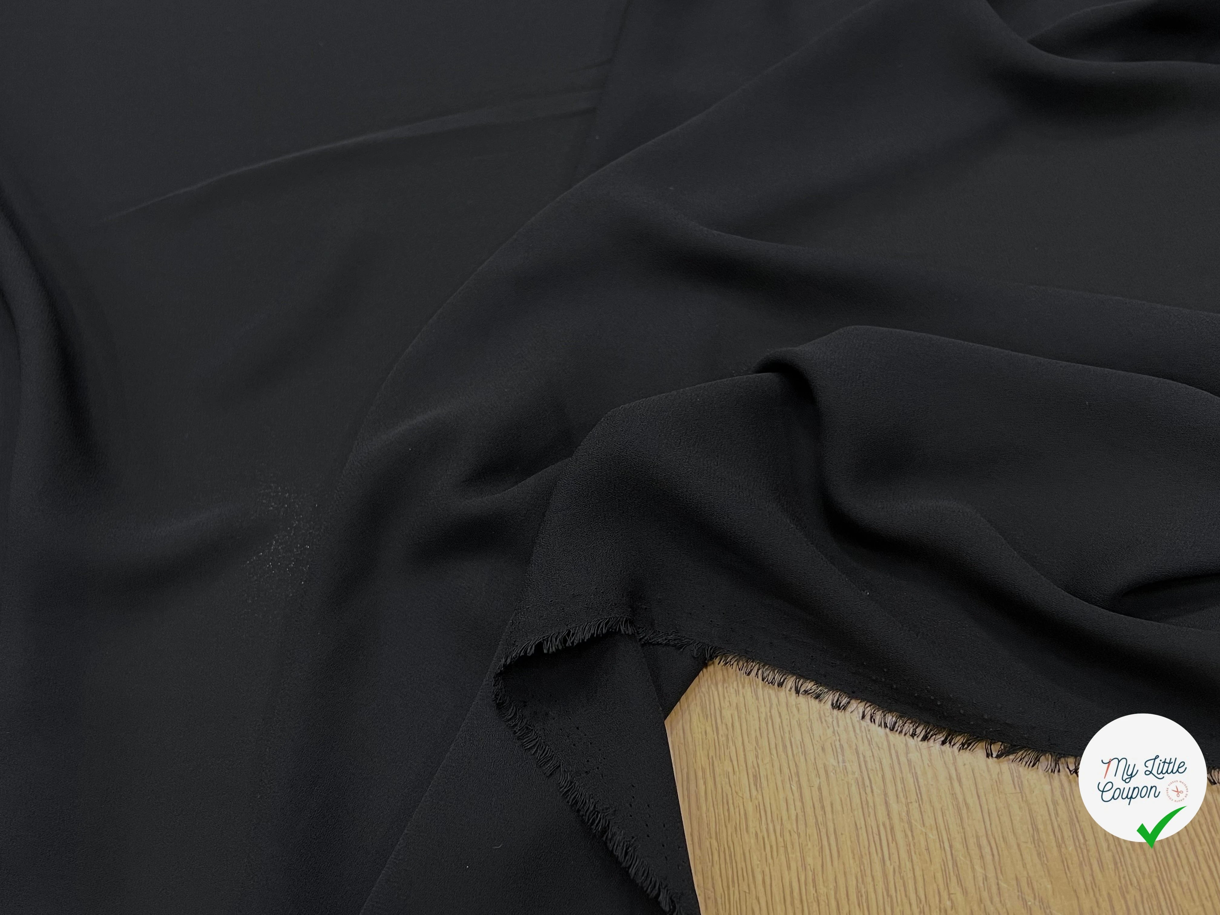 CREPE FLUIDE NOIR 150CM - My Little Coupon