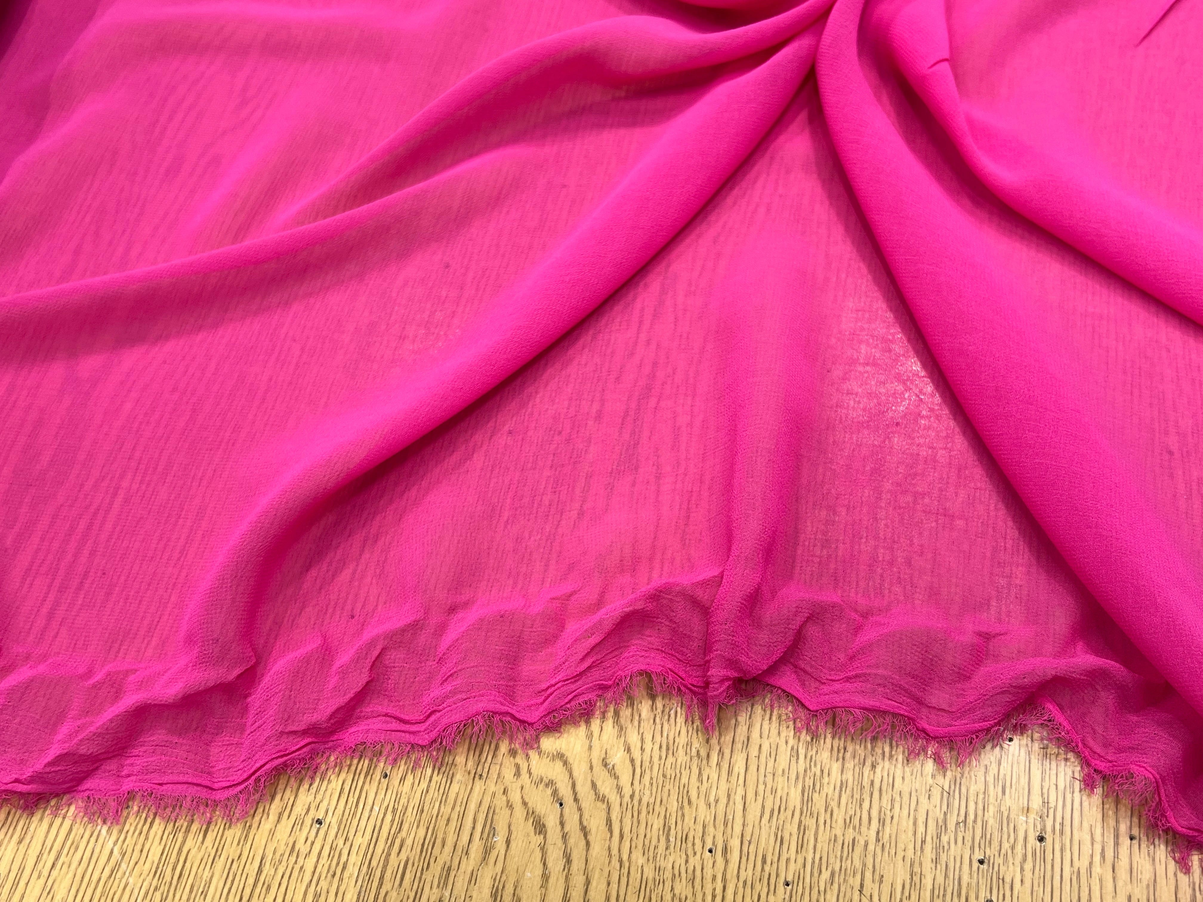 CREPE FLUIDE ROSE FUSHIA 150CM - My Little Coupon
