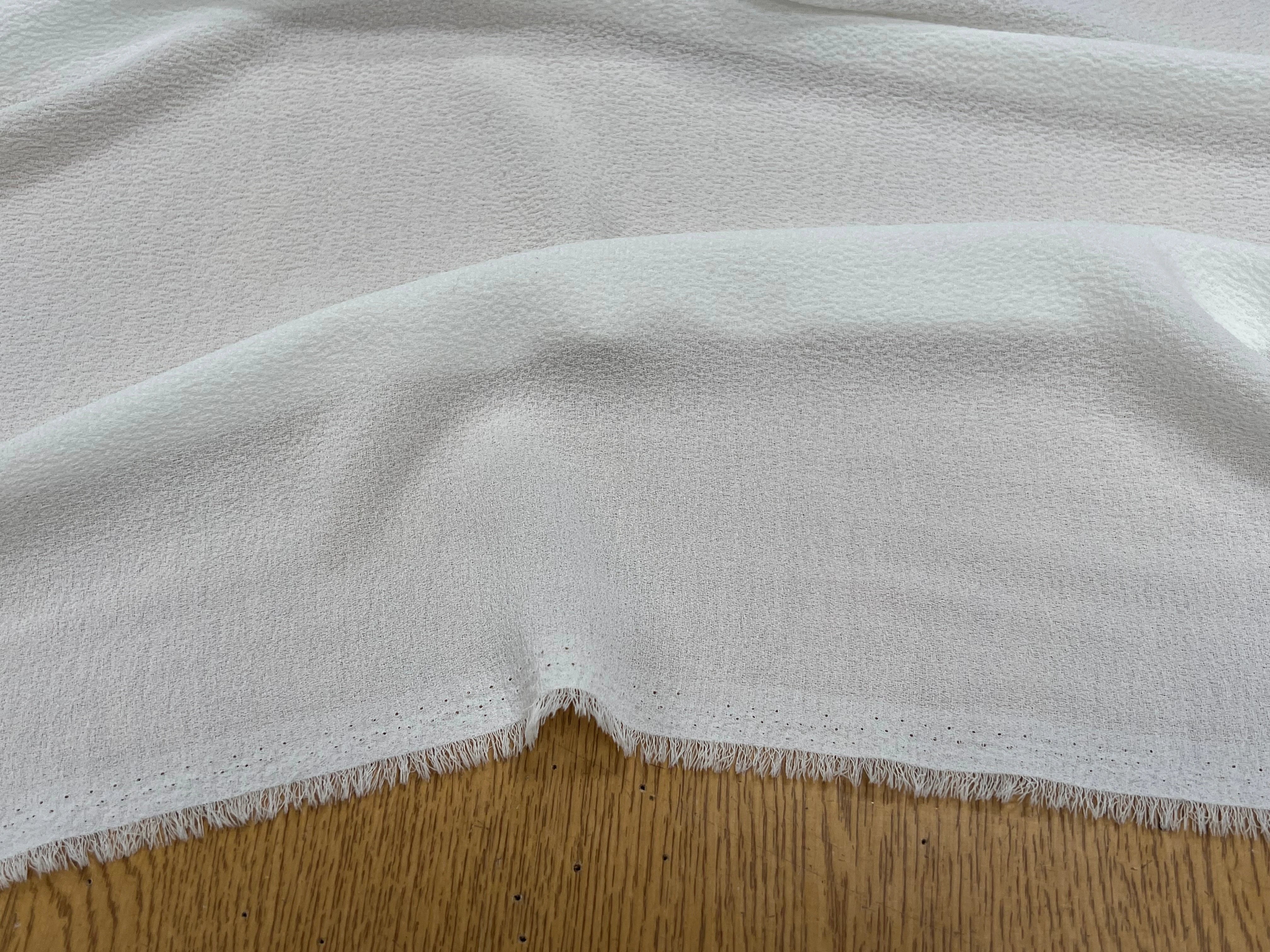 CREPE GAUFFRÉ BLANC FABRICATION FRANÇAISE - My Little Coupon