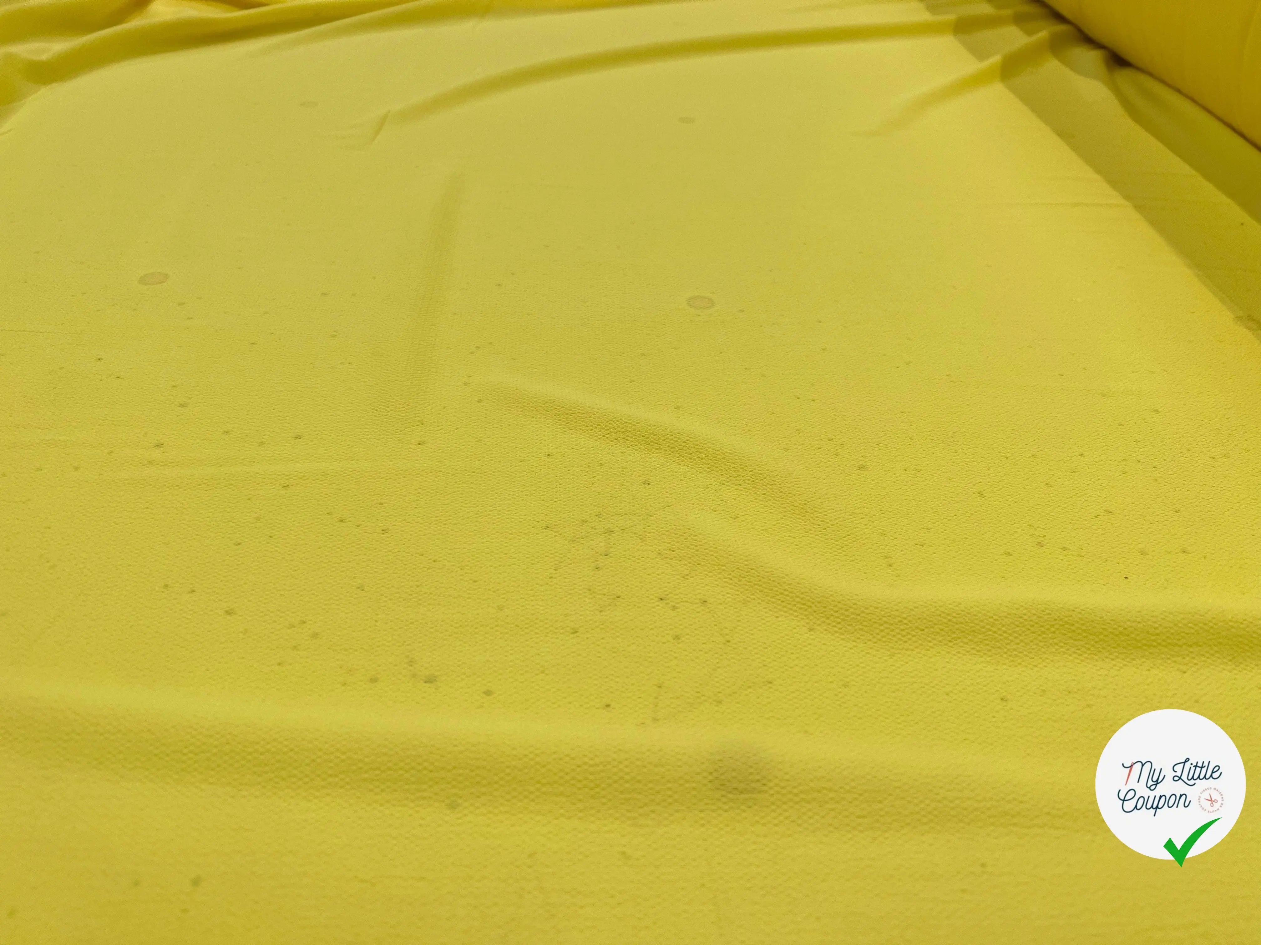 CRÊPE GAUFRE JAUNE CITRON DE MENTON STRETCH MSO