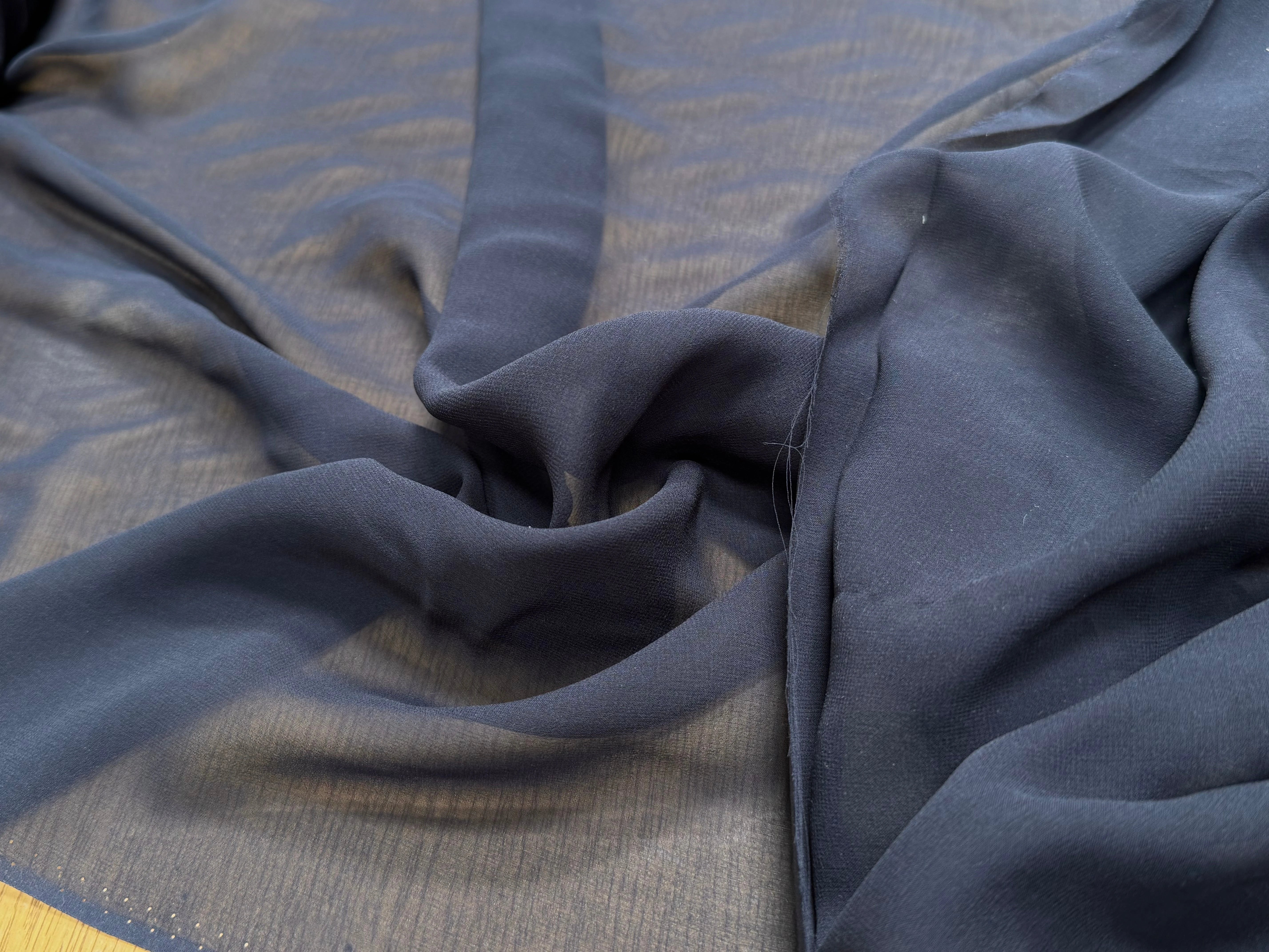 CREPE GEORGETTE DE SOIE FLUIDE NUIT - My Little Coupon