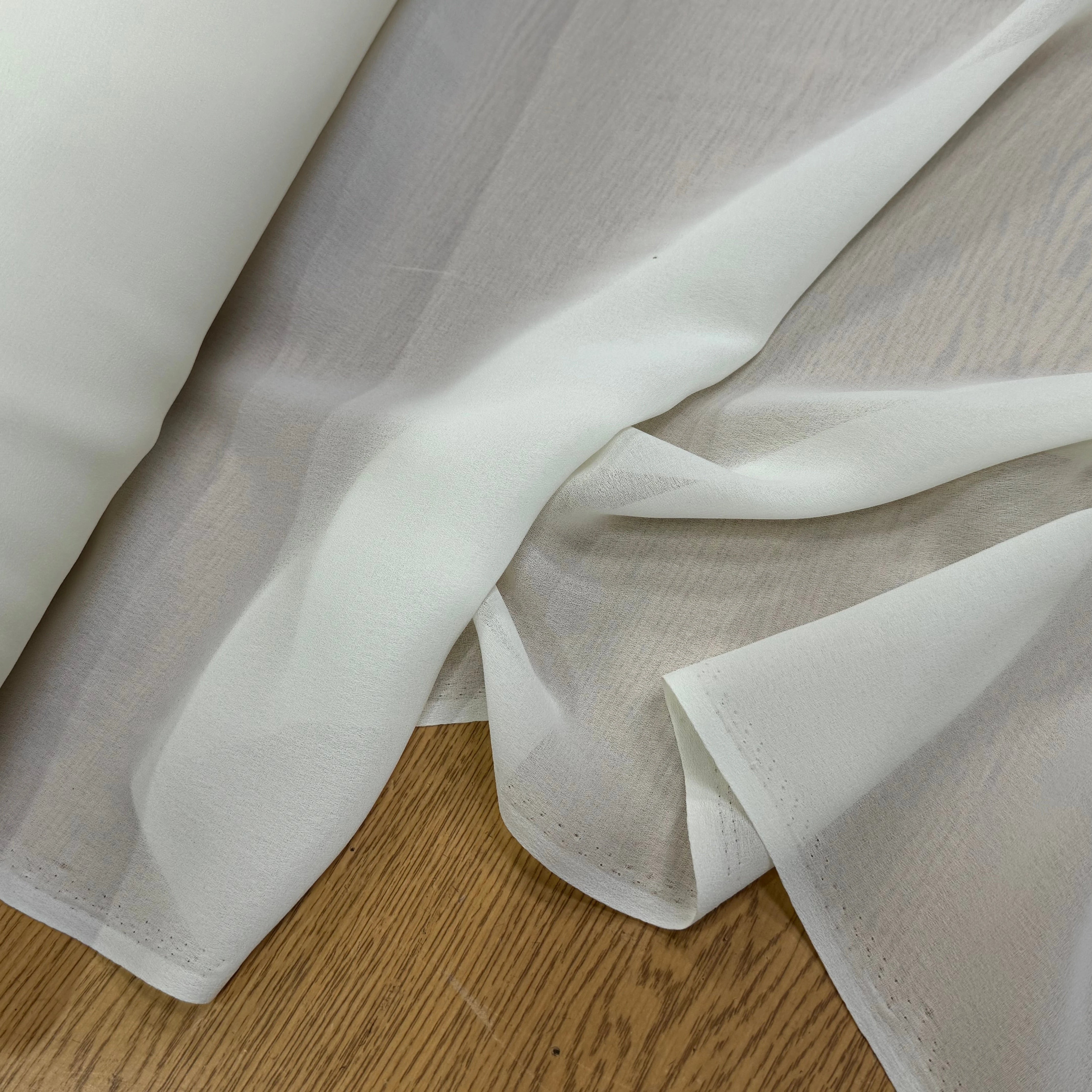 CREPE GEORGETTE SUBLIME ÉCRU - My Little Coupon