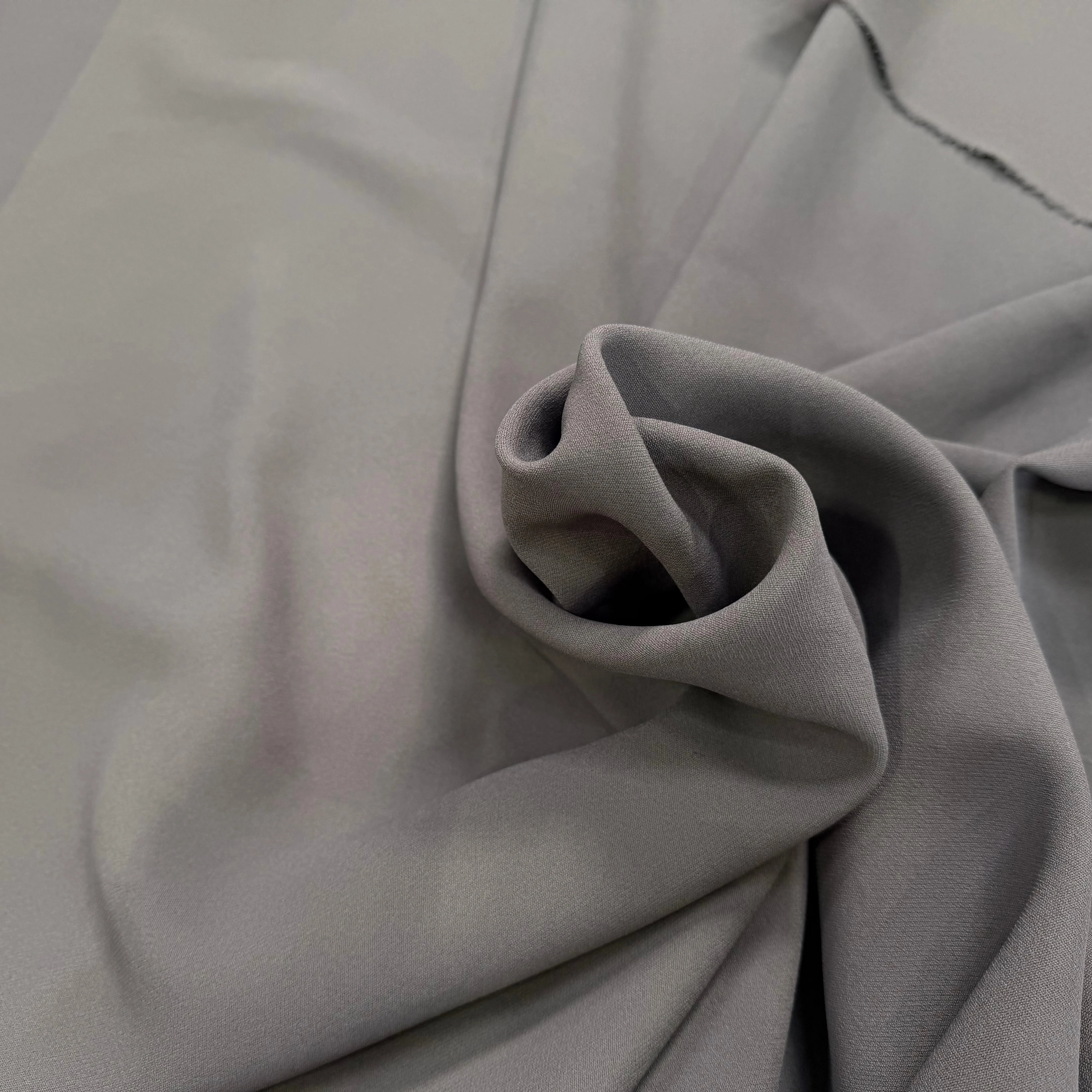 CREPE HUITRE FONCÉ POLYVISOSE BELLE TENUE - My Little Coupon