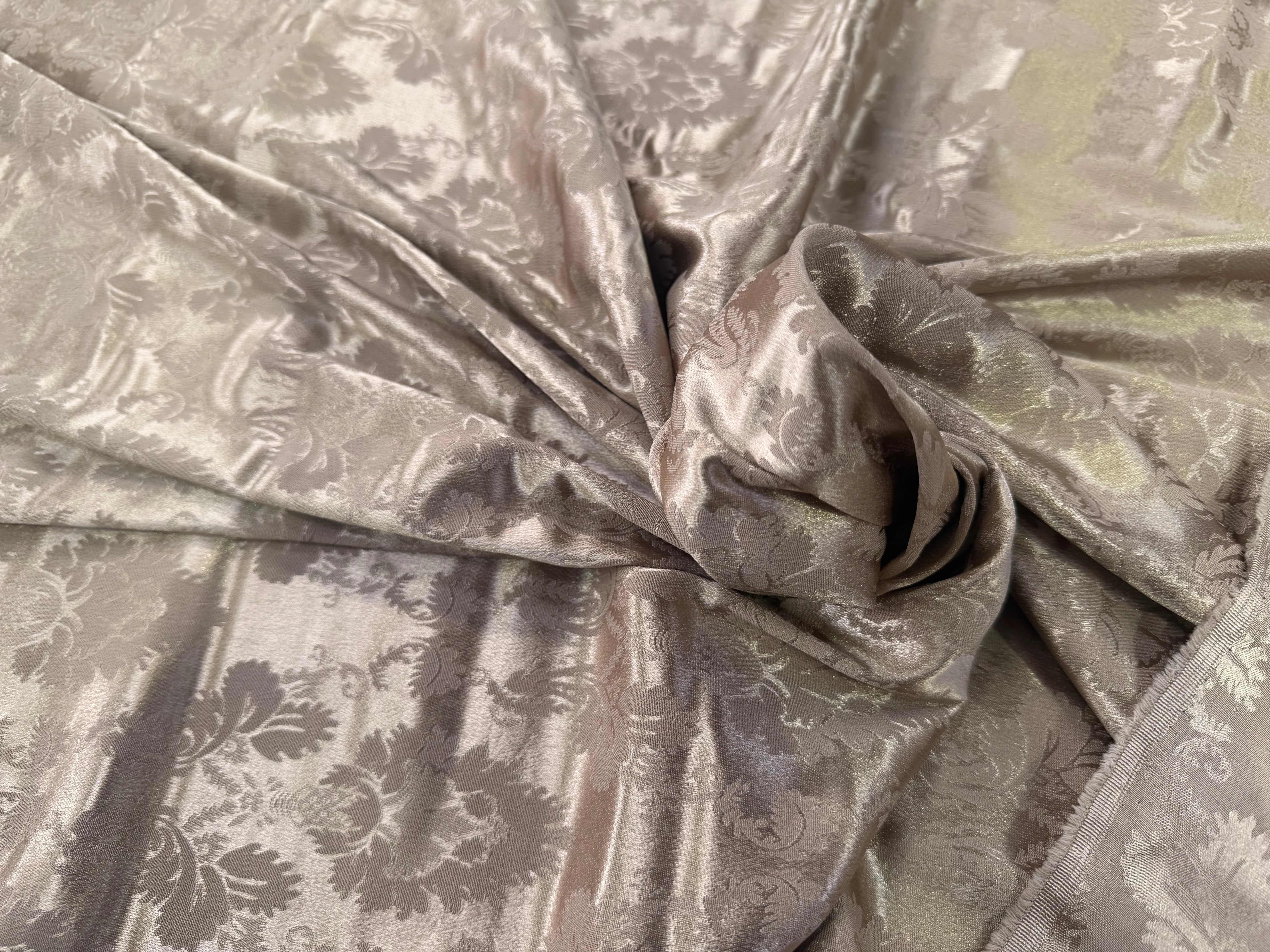 CREPE JACQUARD STRECTH ROYAL SUBLIME OR RÉVERSIBLE - My Little Coupon