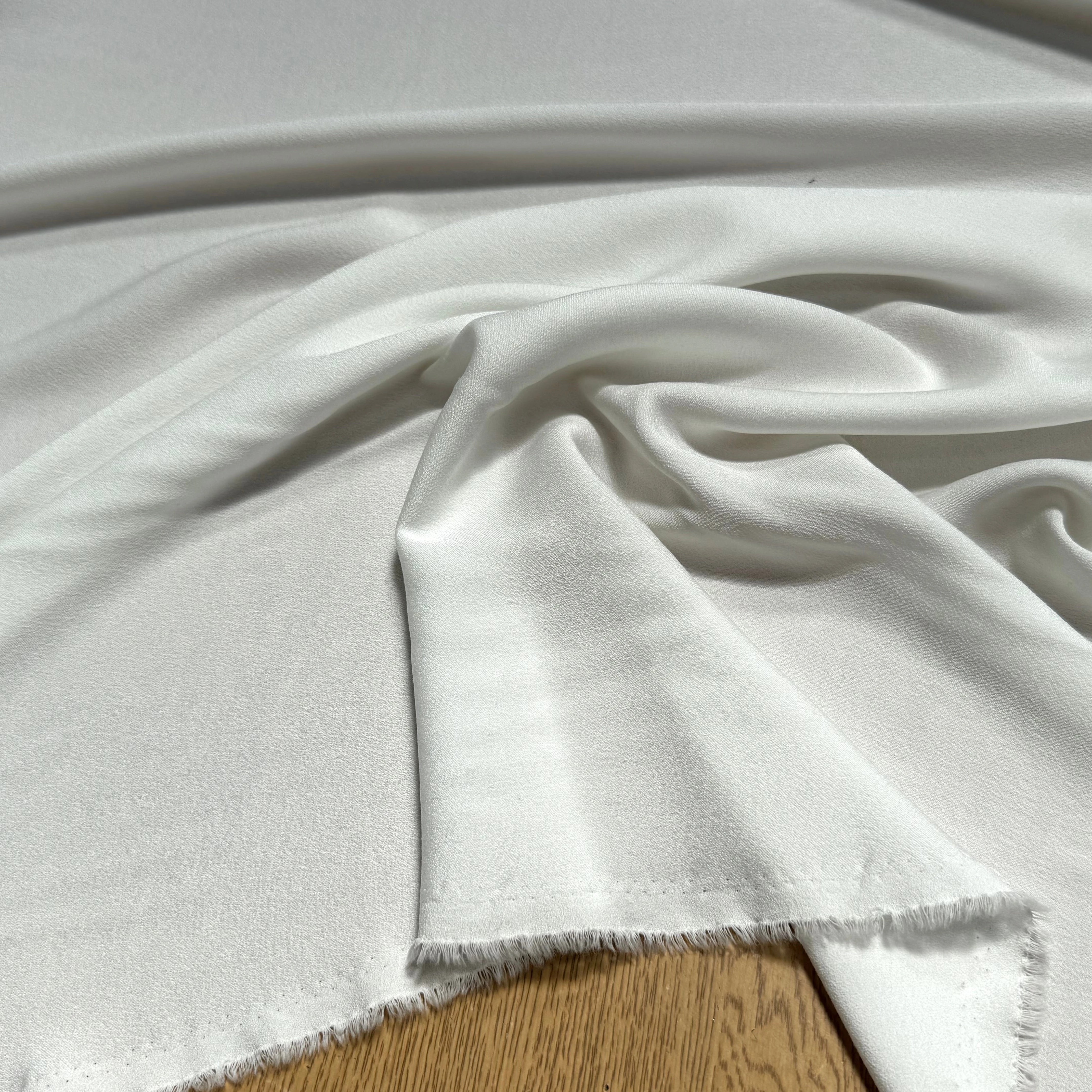 CREPE LOURD BEAU TOMBÉ BLANC CASSÉ STRETCH - My Little Coupon