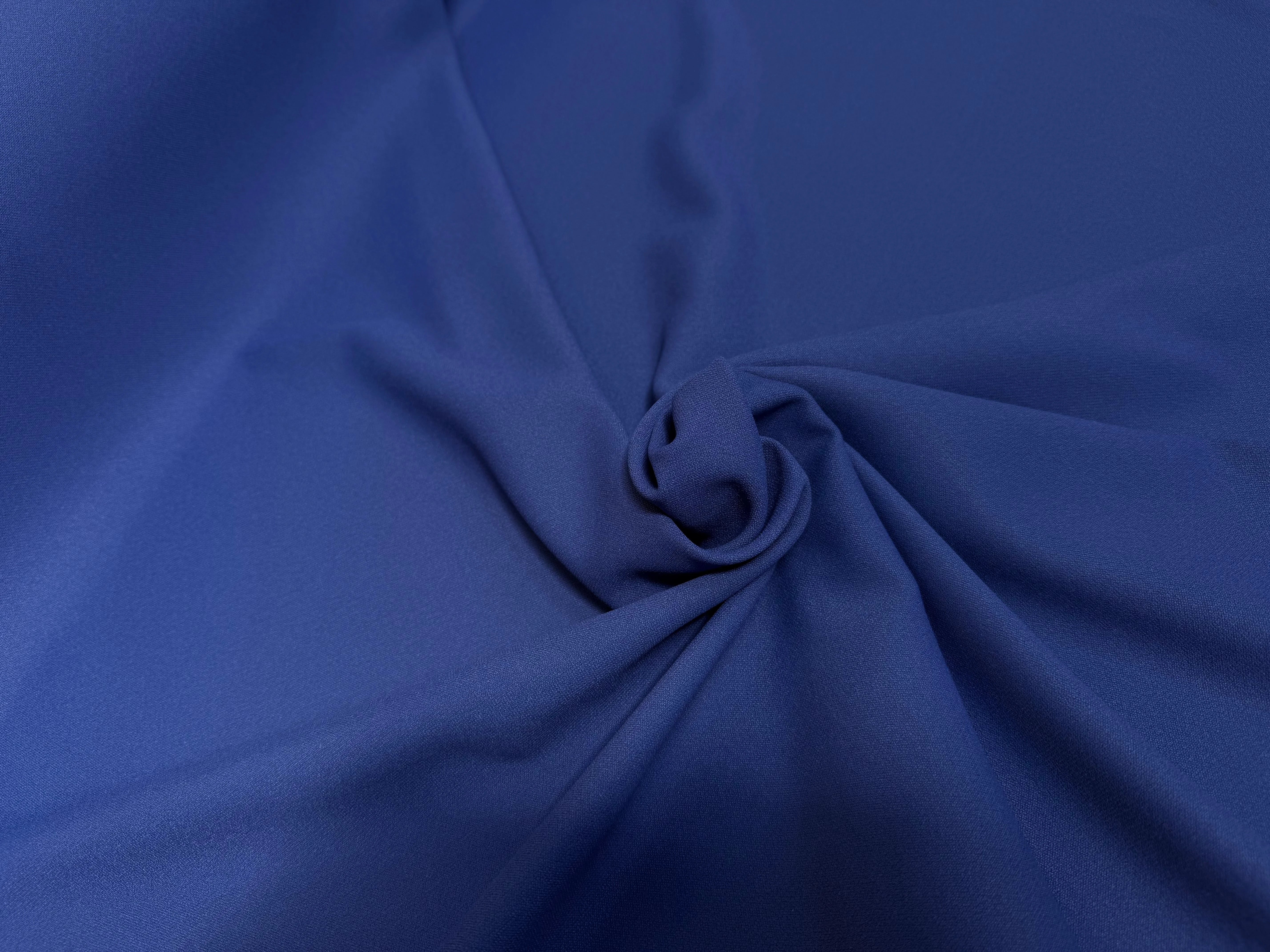 CREPE LOURD JAPAN 70% VISCOSE BLEU - My Little Coupon