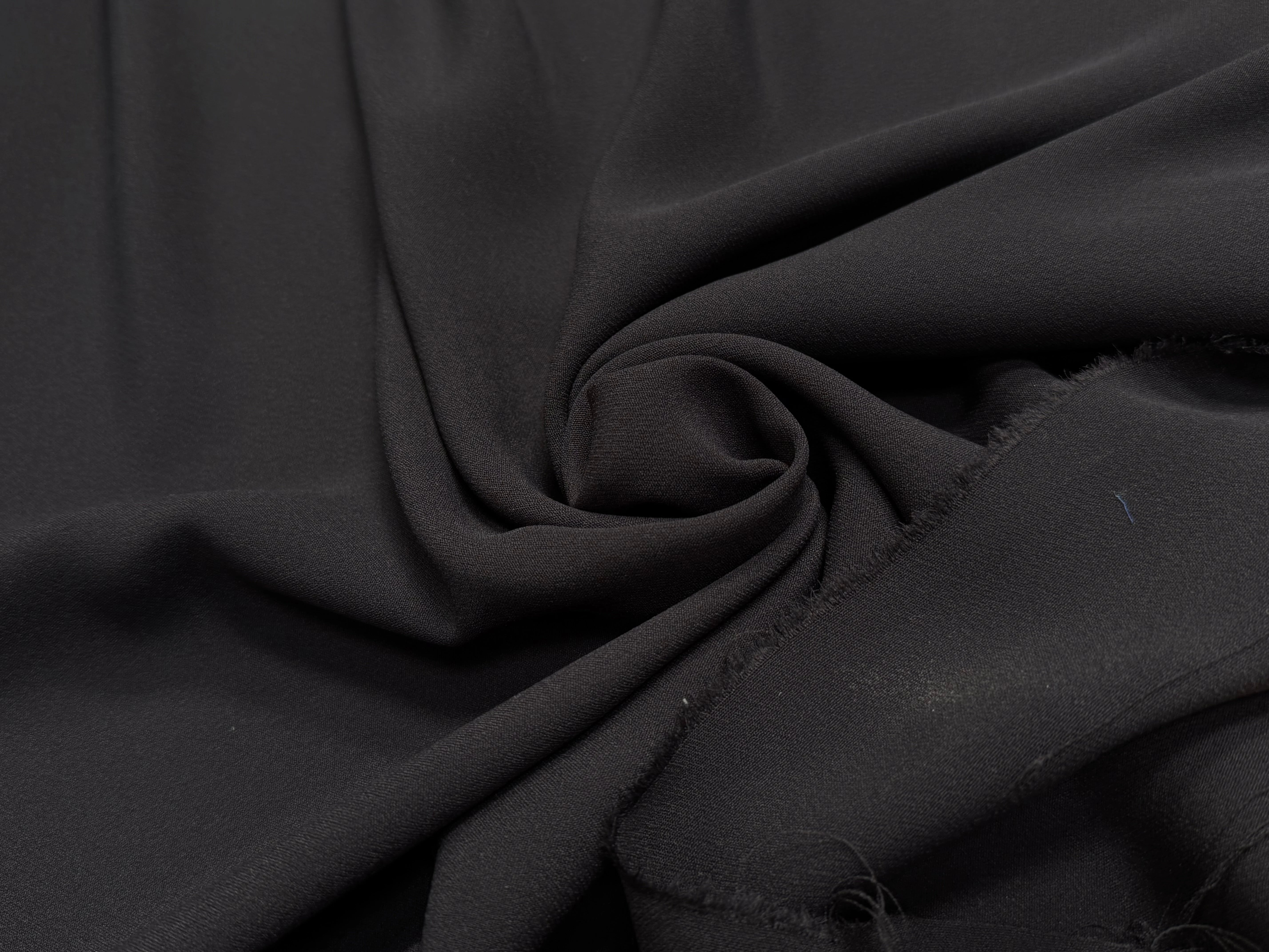 CREPE LOURD JAPON ACETATE VISCOSE CHOCO - My Little Coupon