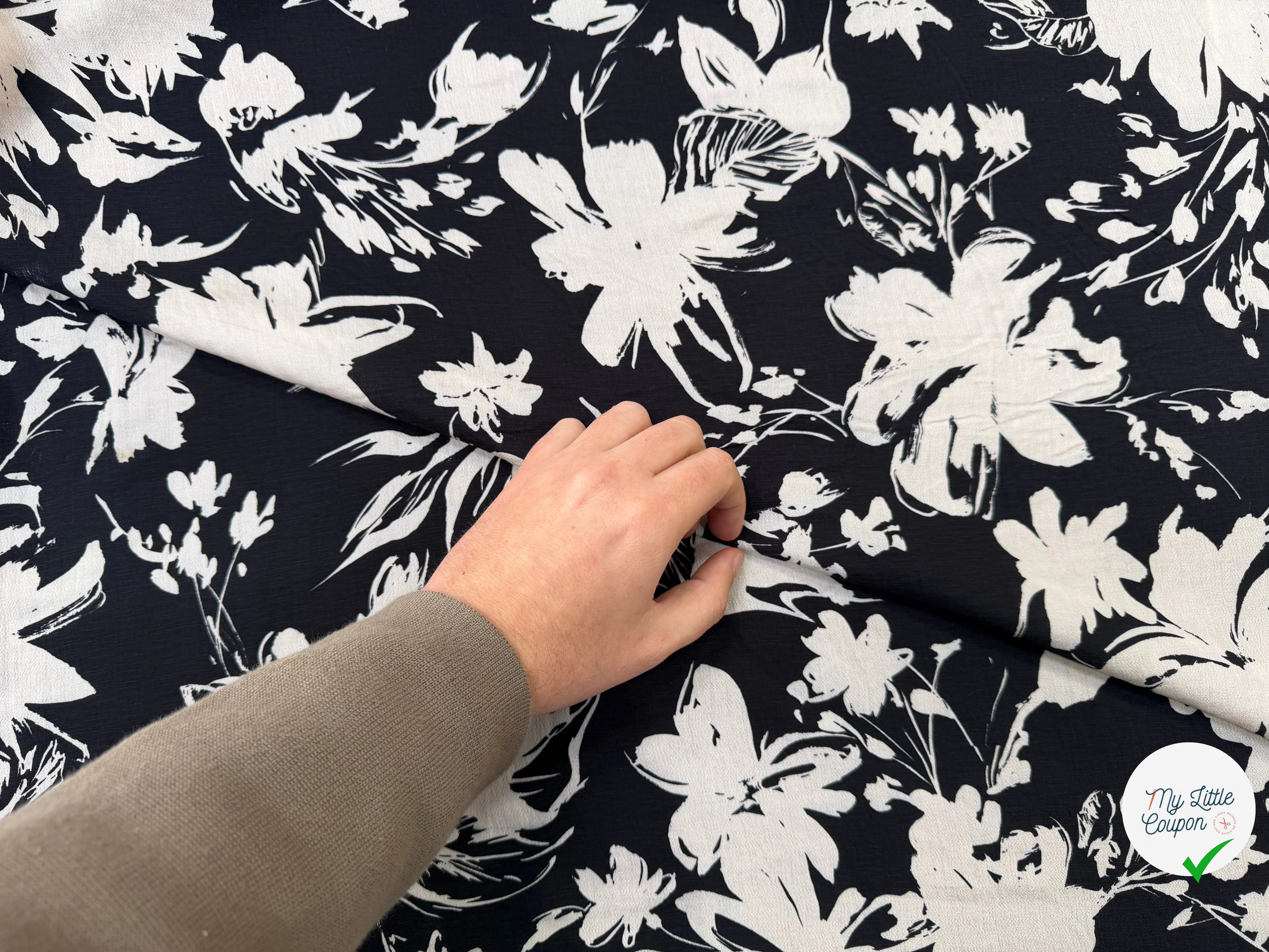 CREPE MAROCAIN 100% VISCOSE 3 - My Little Coupon