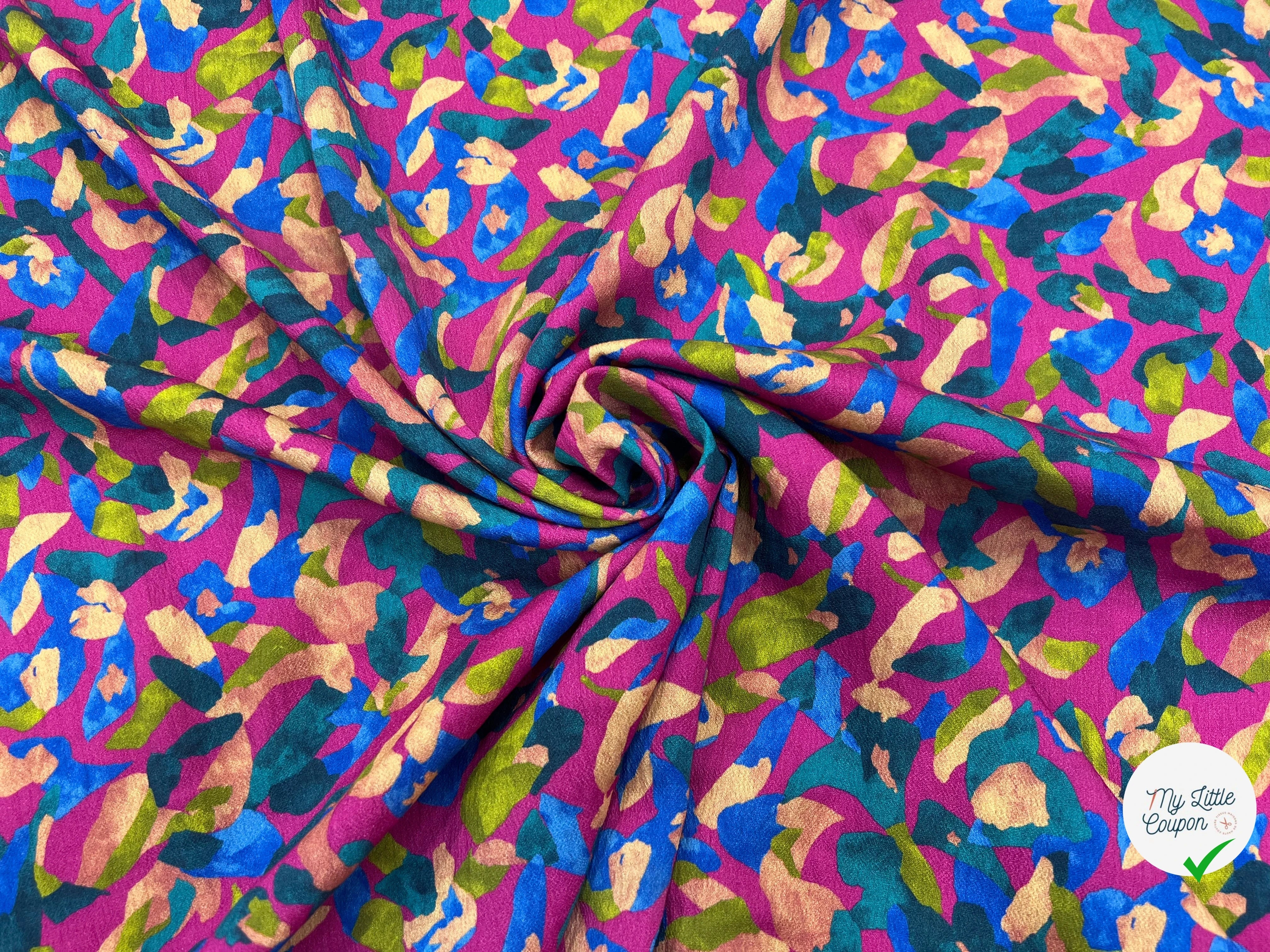 CREPE MAROCAIN 100% VISCOSE 6 - My Little Coupon