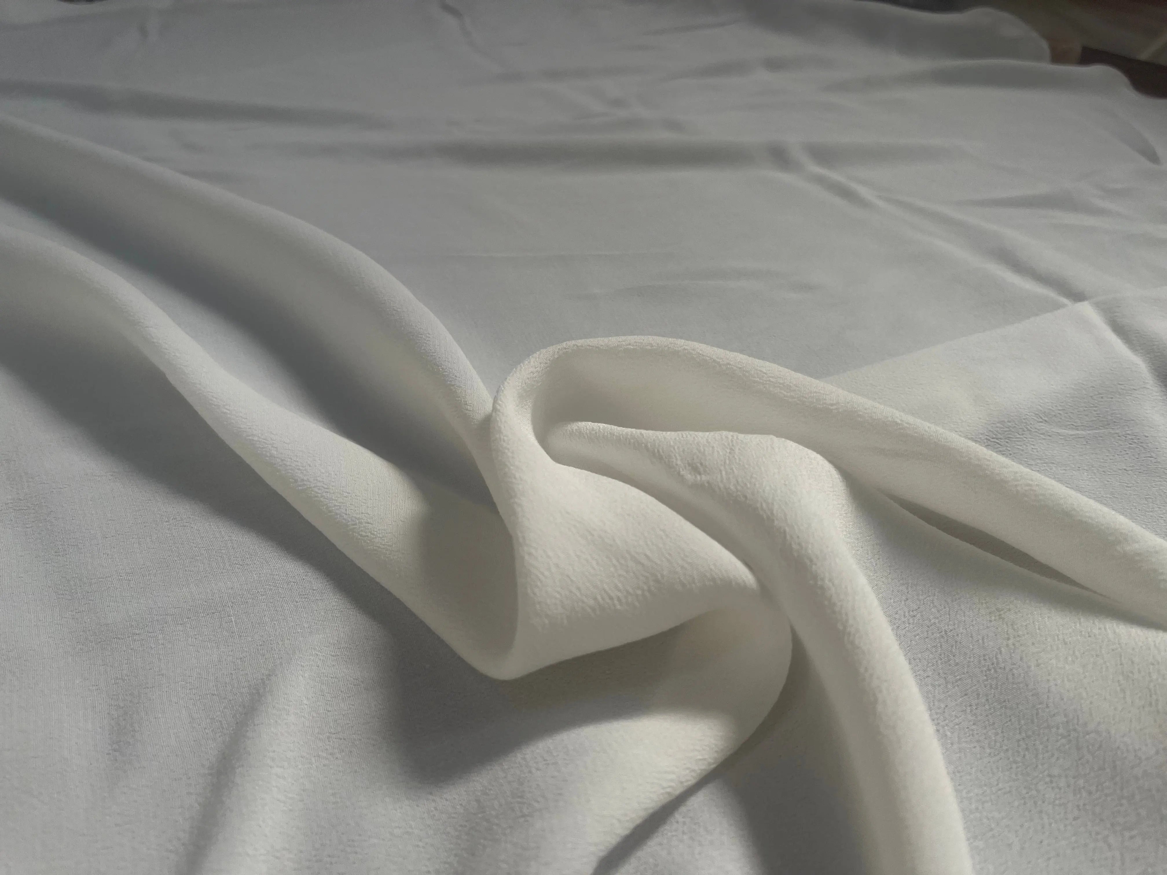 CRÊPE MAROCAIN 100% VISCOSE UNI BLANC - My Little Coupon