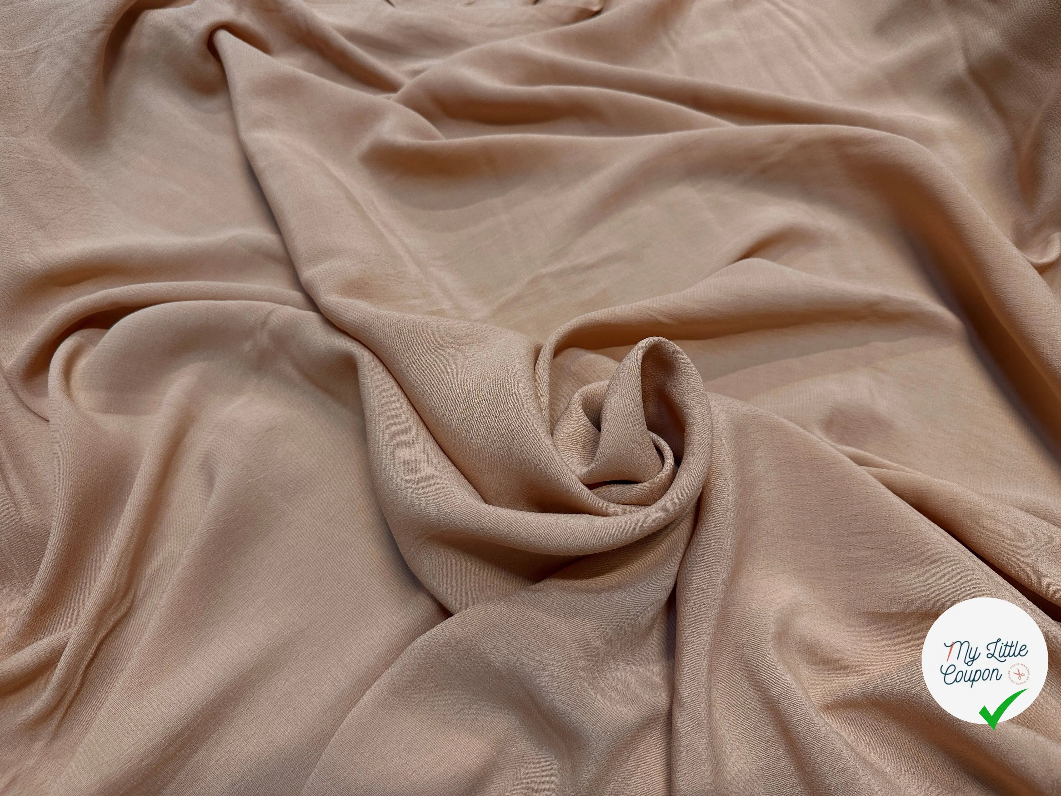 CRÊPE MAROCAIN VISCOSE CHAIR À MES YEUX - My Little Coupon