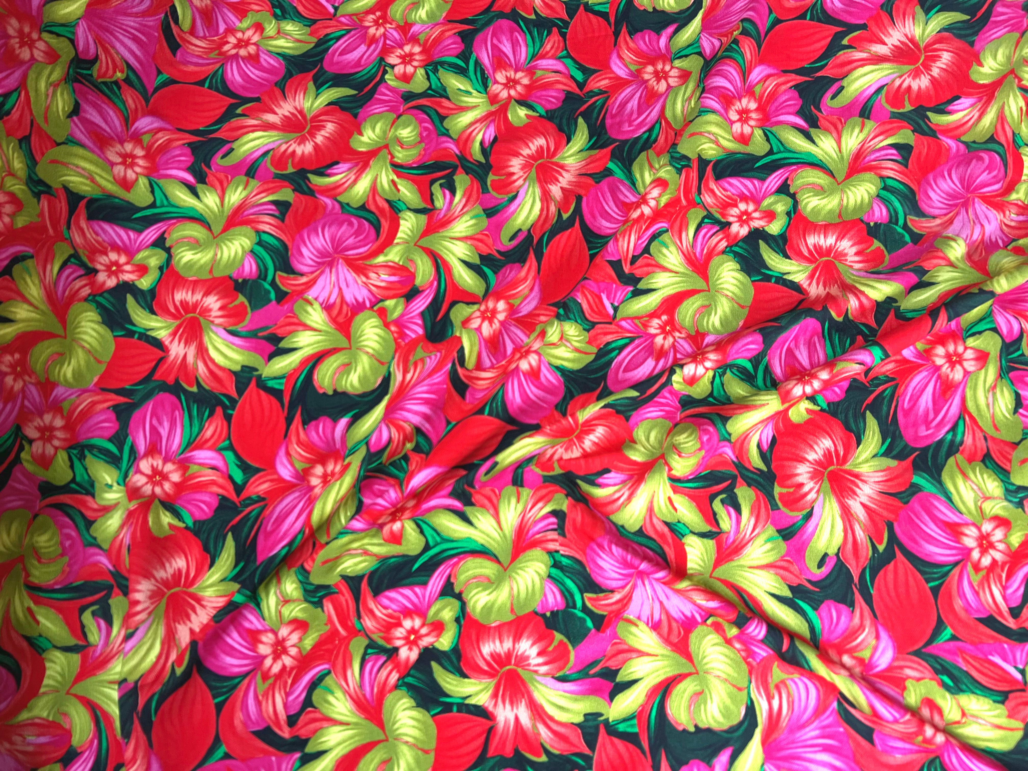 CRÊPE MAROCAIN VISCOSE TROPICAL - My Little Coupon