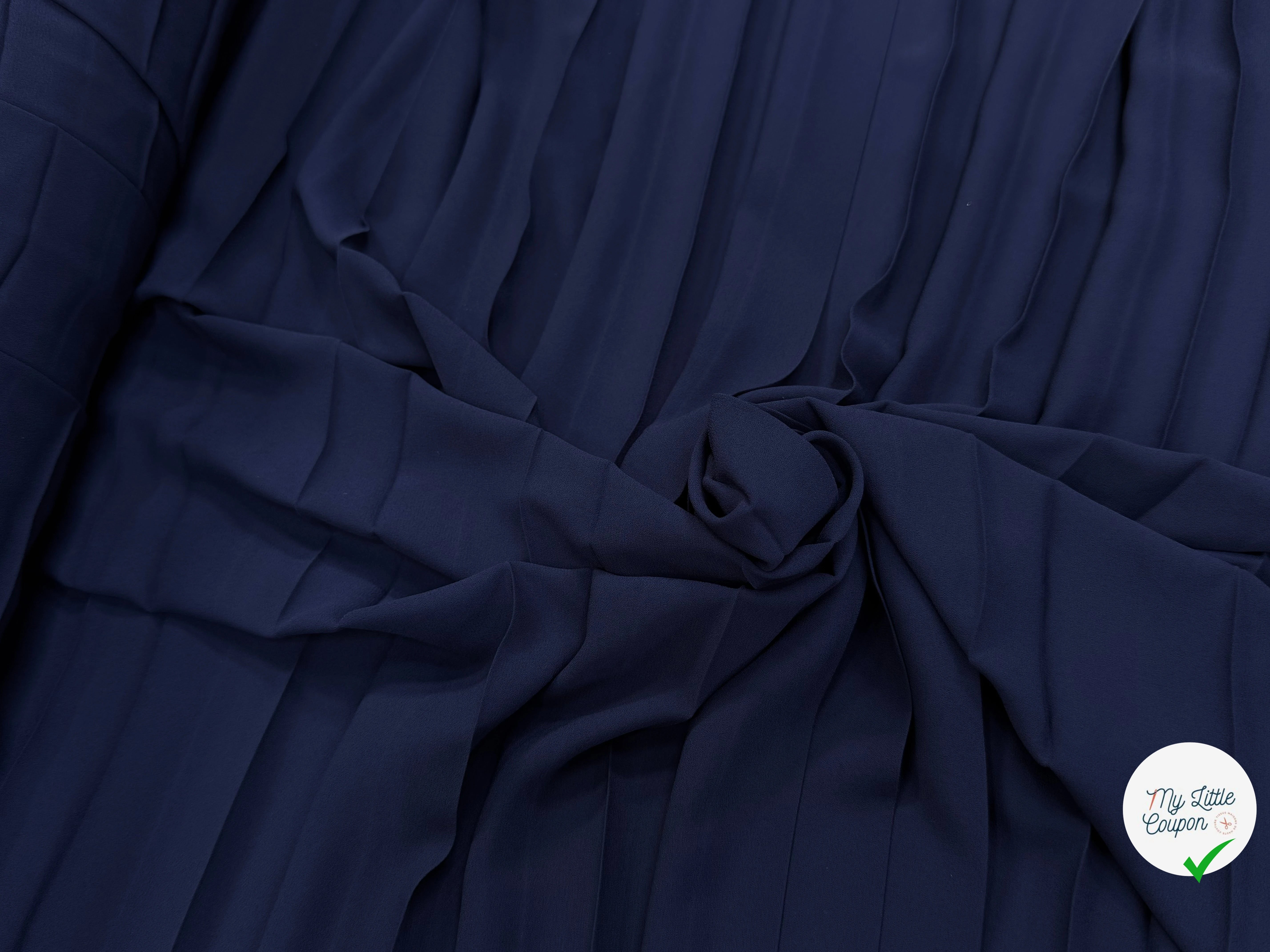 CREPE PLISSÉ FLUIDE BLUE - My Little Coupon