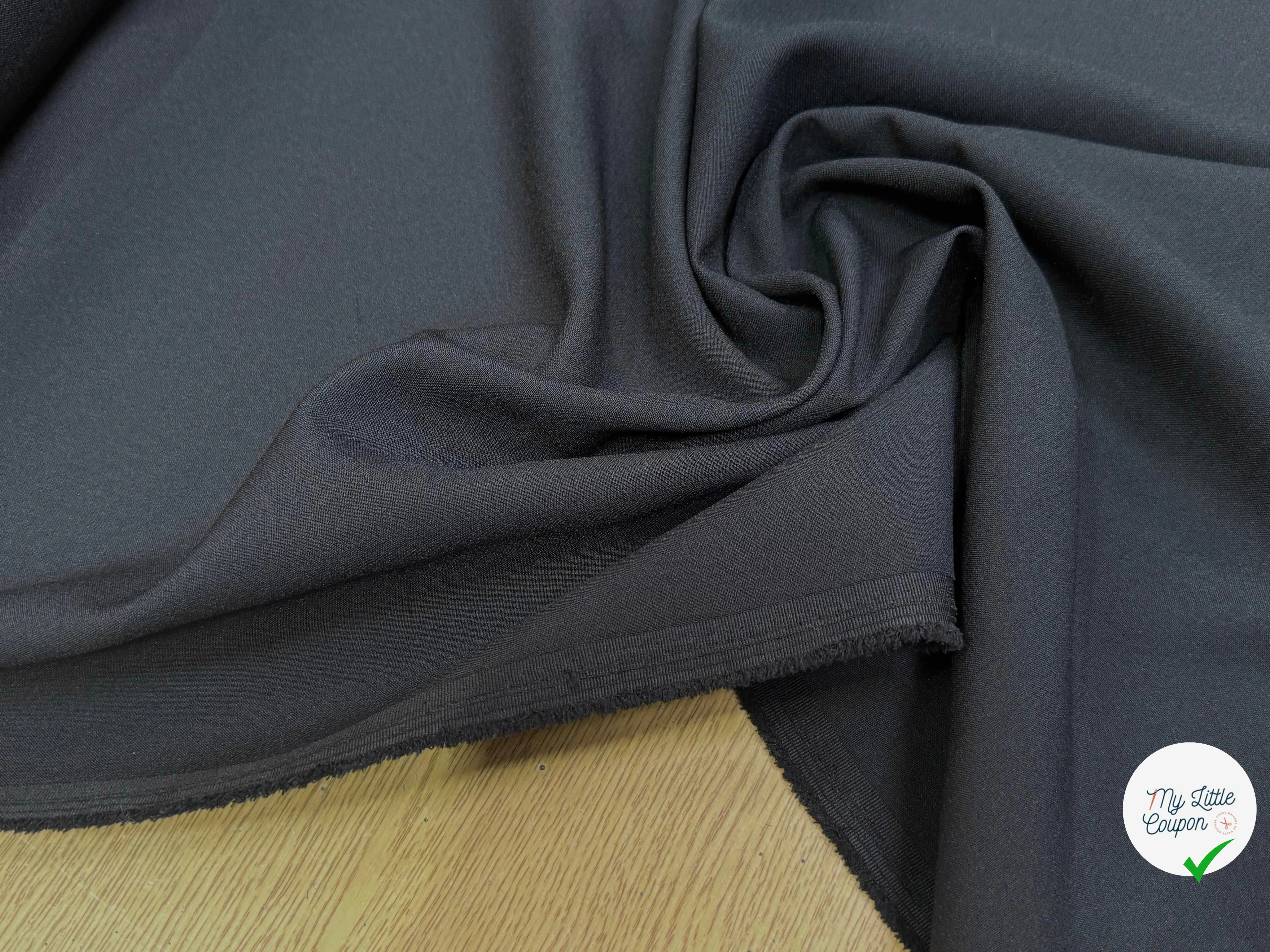 CREPE TENUE LOURDE NOIR - My Little Coupon