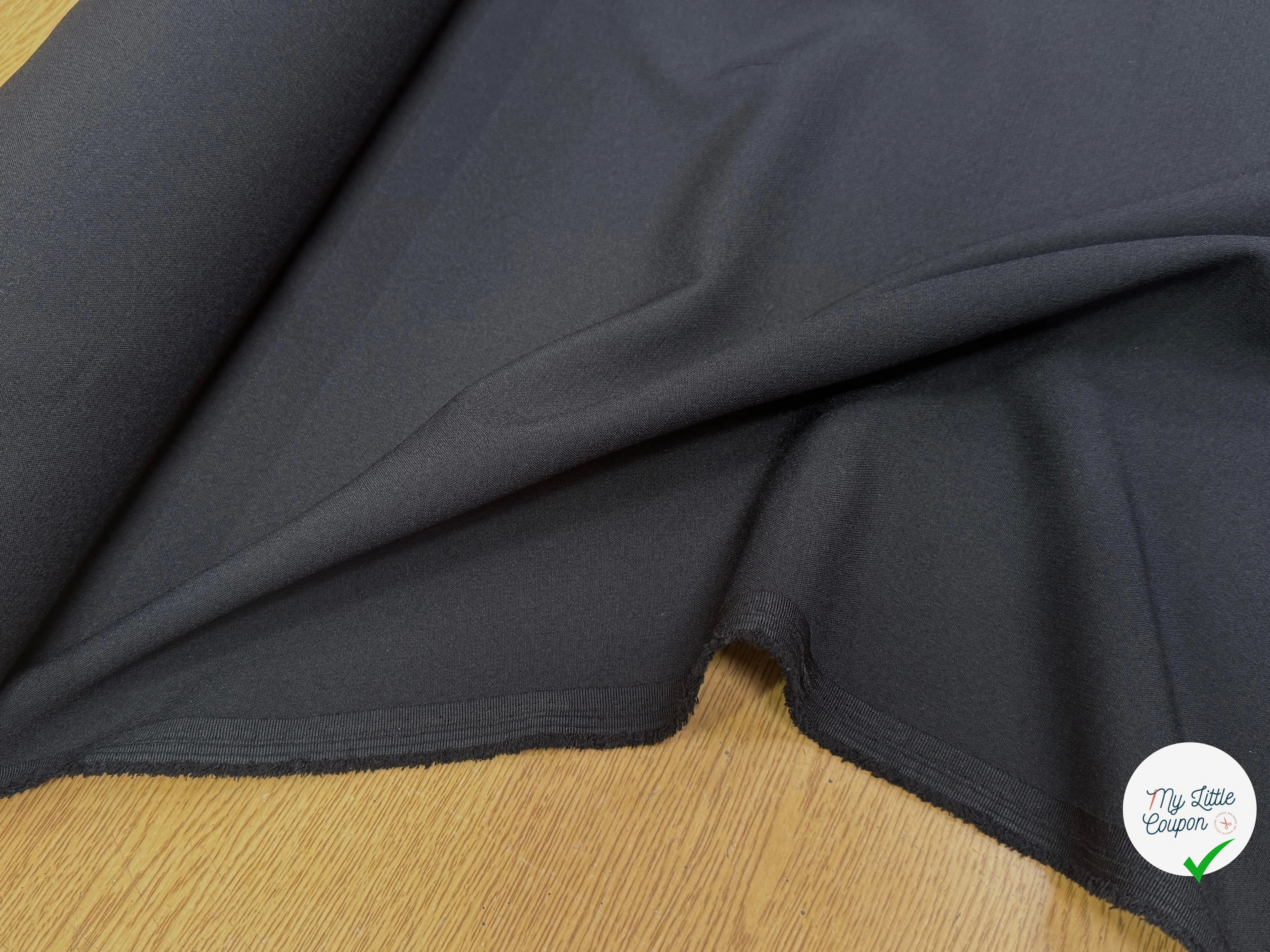 CREPE TENUE LOURDE NOIR - My Little Coupon