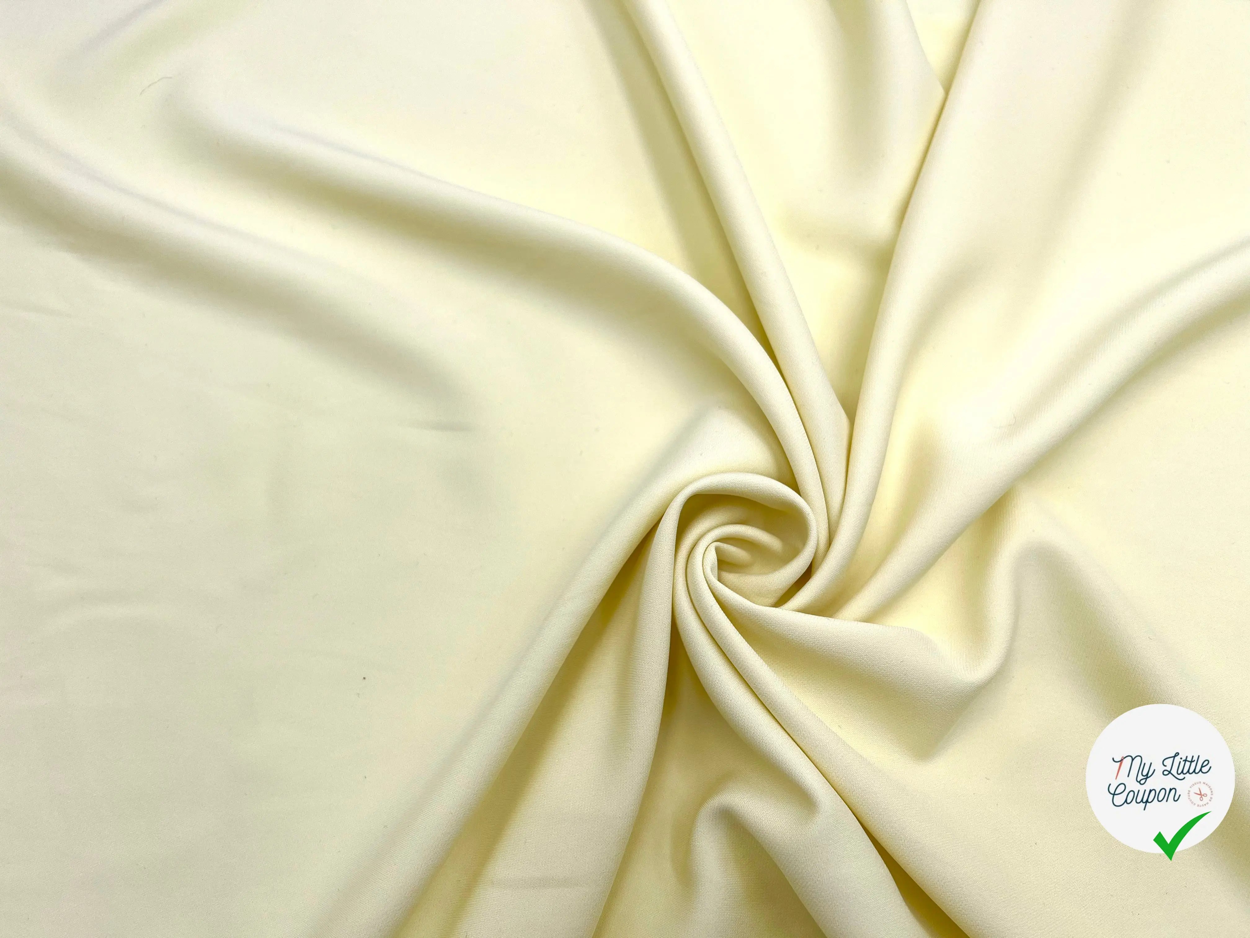 CRĂPE VISCOSE JAUNE PAILLE - My Little Coupon - tissu - coudre