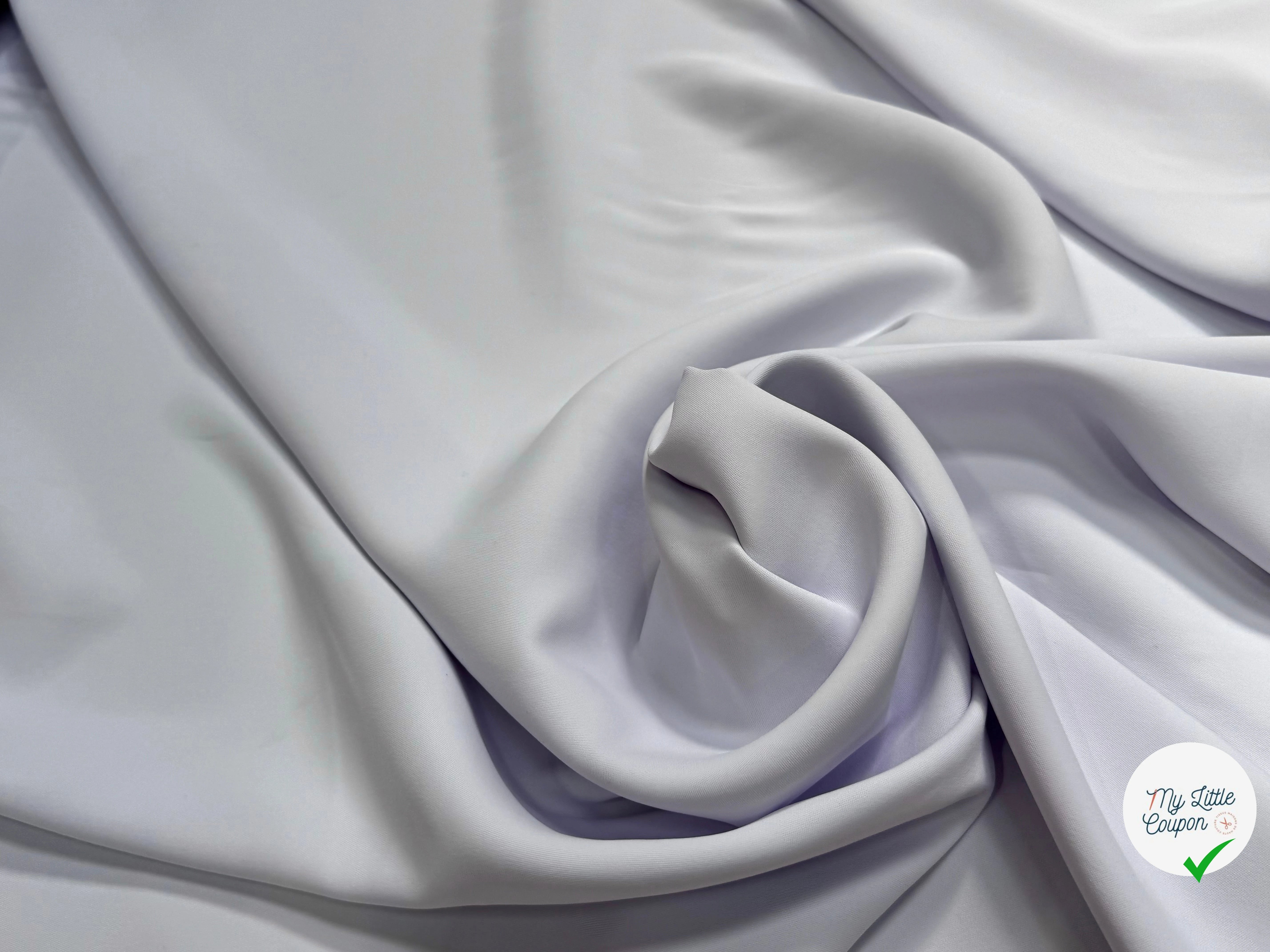 CREPE VISCOSE LOURD LAVANDE LÉGÈREMENT STRETCH - My Little Coupon