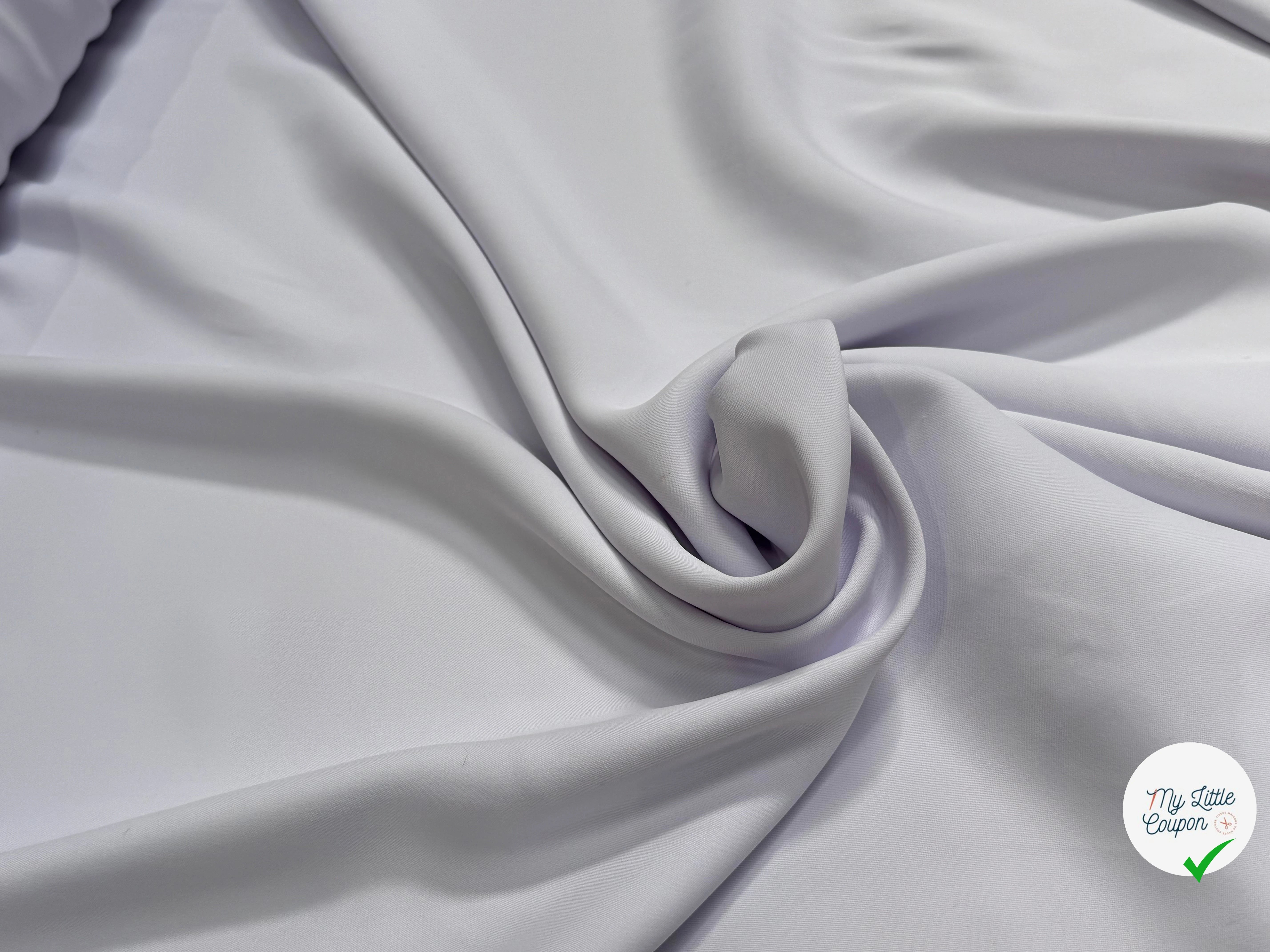 CREPE VISCOSE LOURD LAVANDE LÉGÈREMENT STRETCH - My Little Coupon