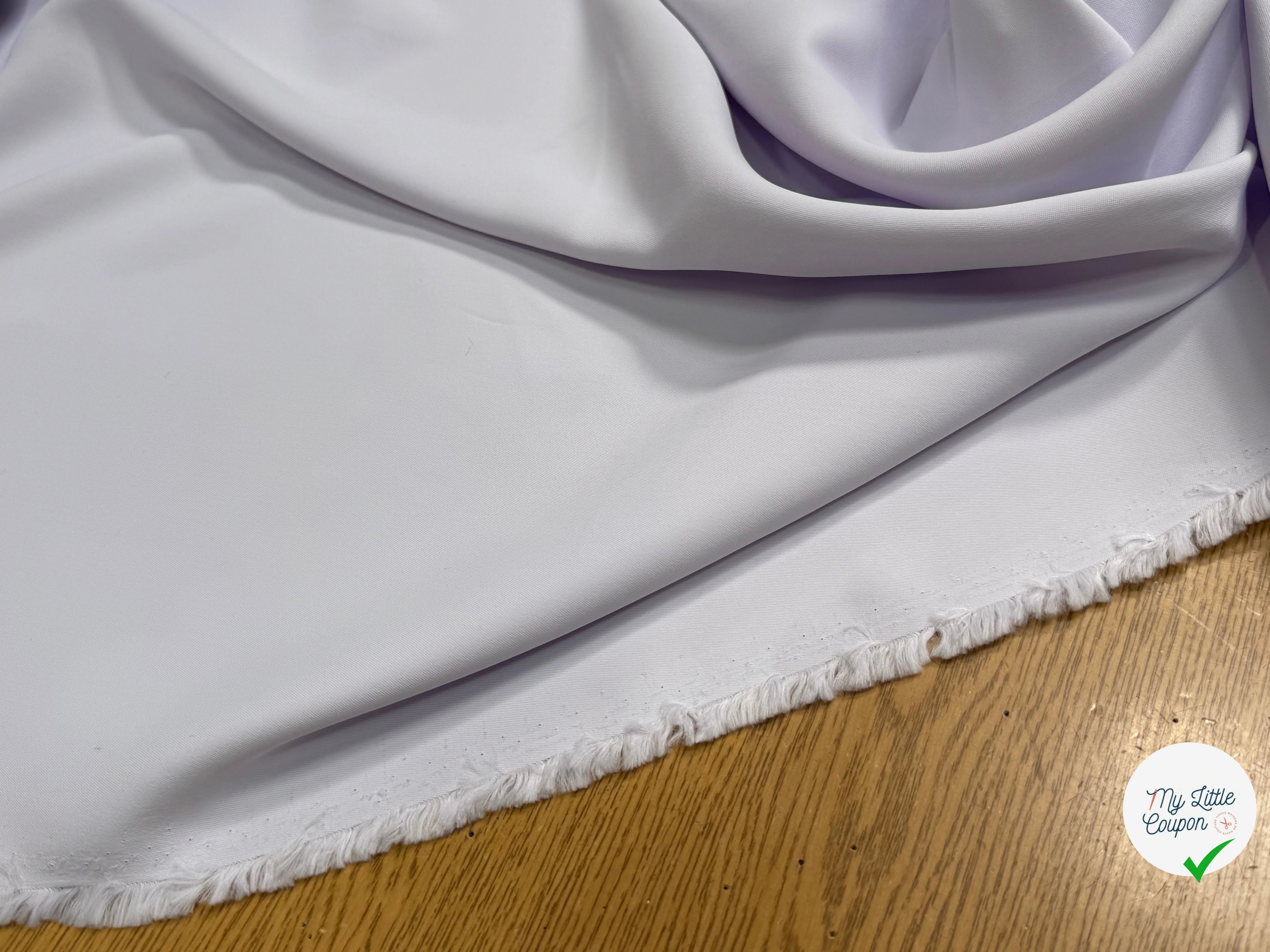 CREPE VISCOSE LOURD LAVANDE LÉGÈREMENT STRETCH - My Little Coupon