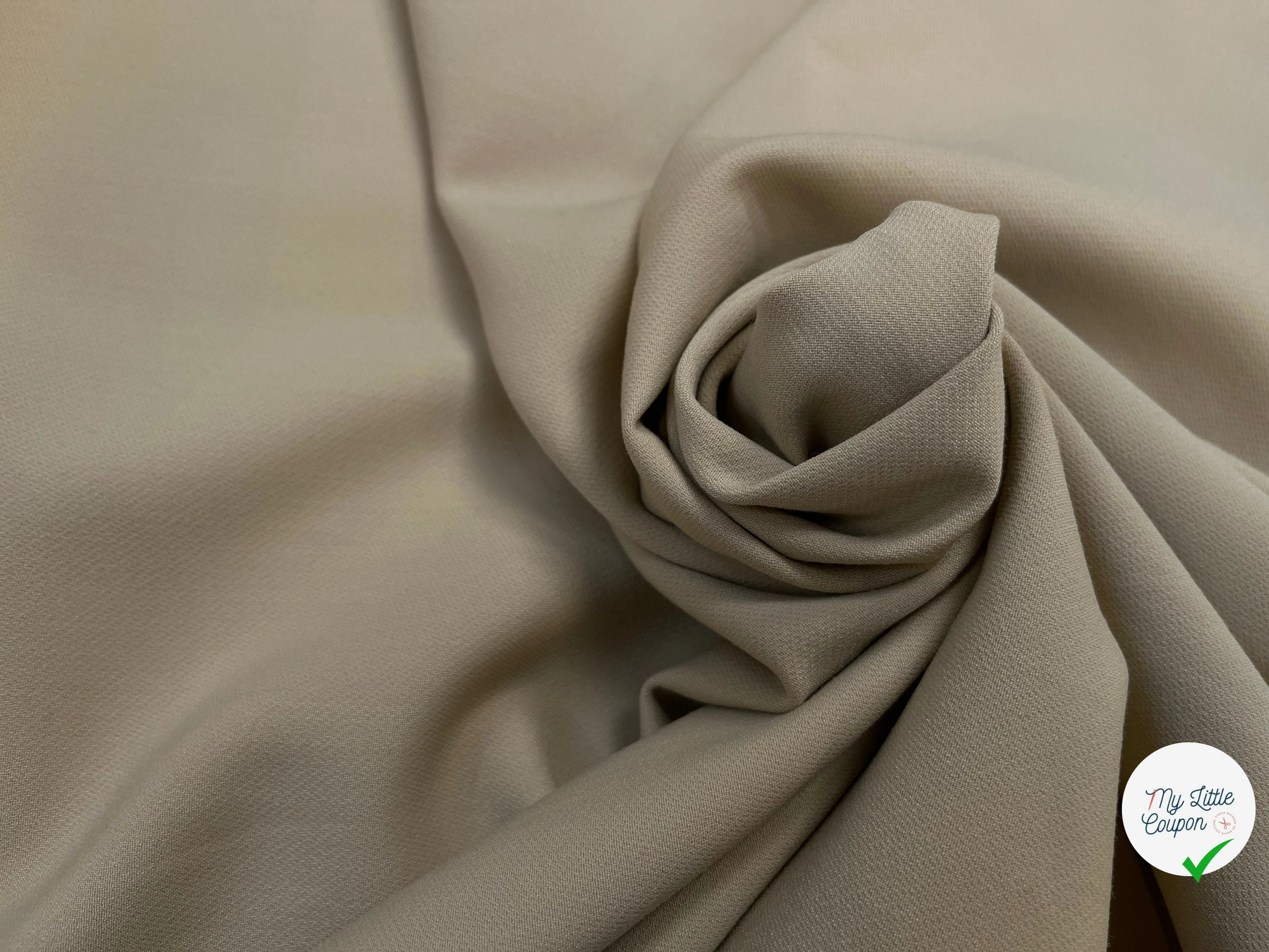 CREPE VISCOSE LOURD SABLE ULTRA STRETCH - My Little Coupon
