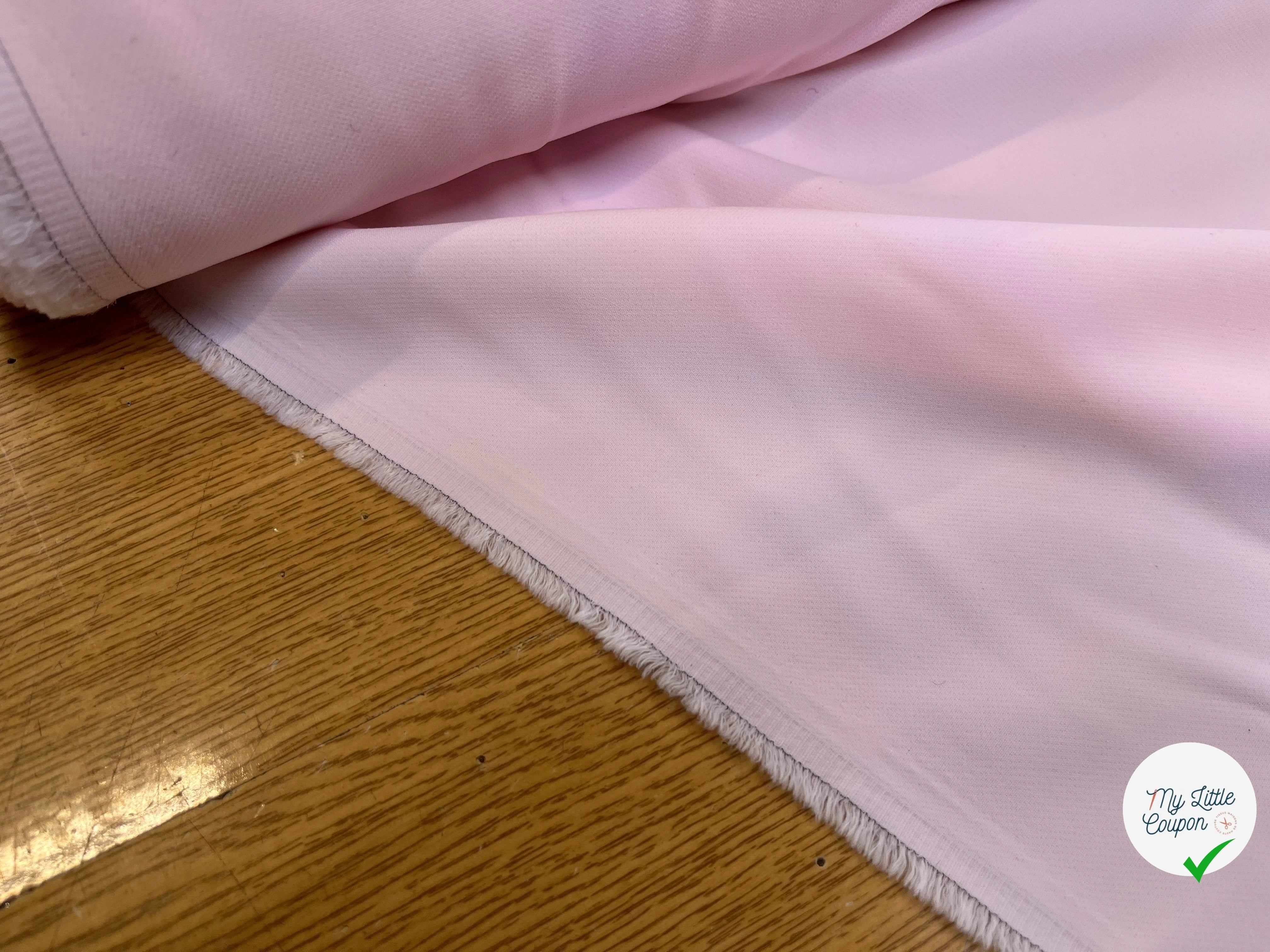 CRÈPE VISCOSE ULTRA STRETCH SALT PINK - My Little Coupon