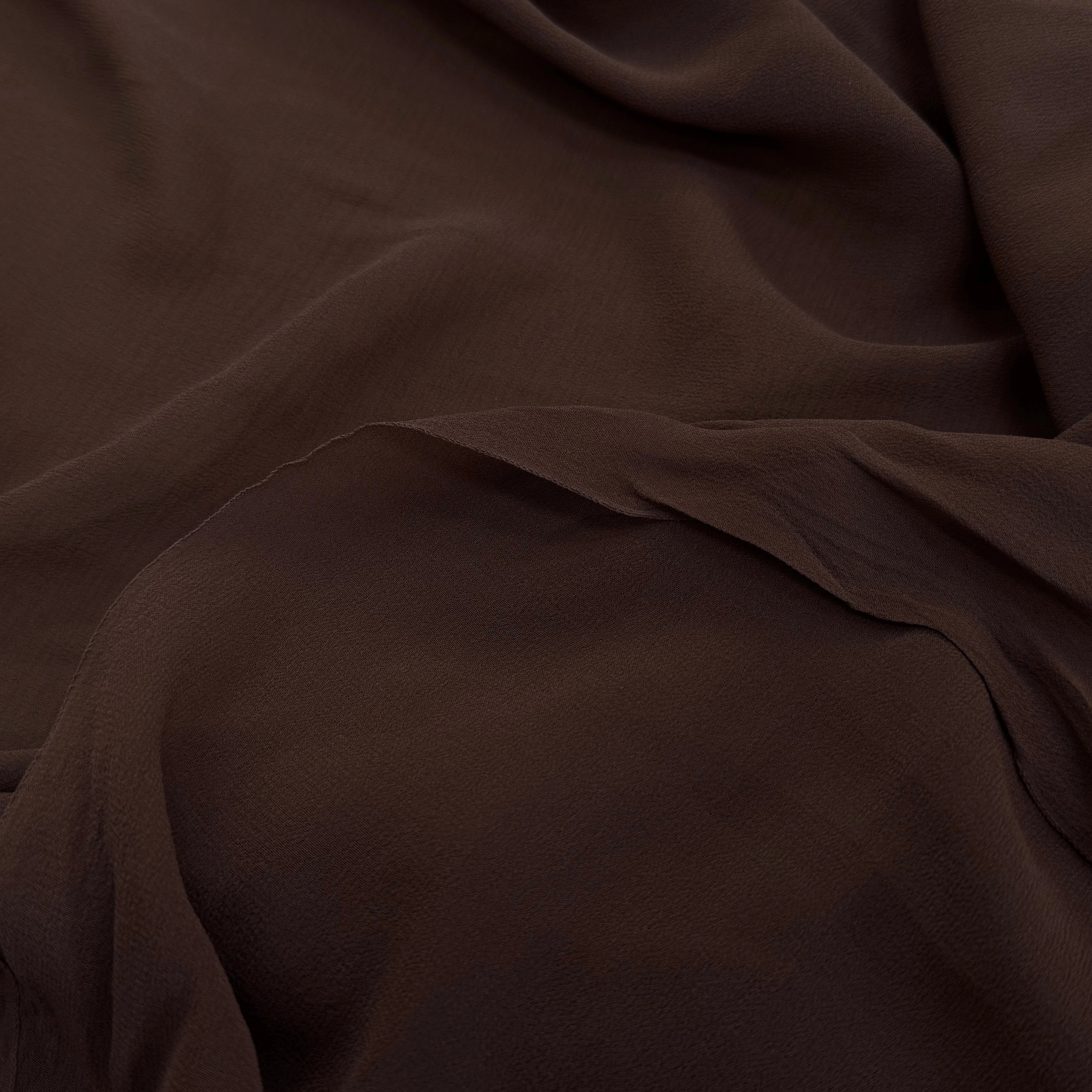 CREPON DE SOIE MARRON CAFÉ AU LAIT - My Little Coupon