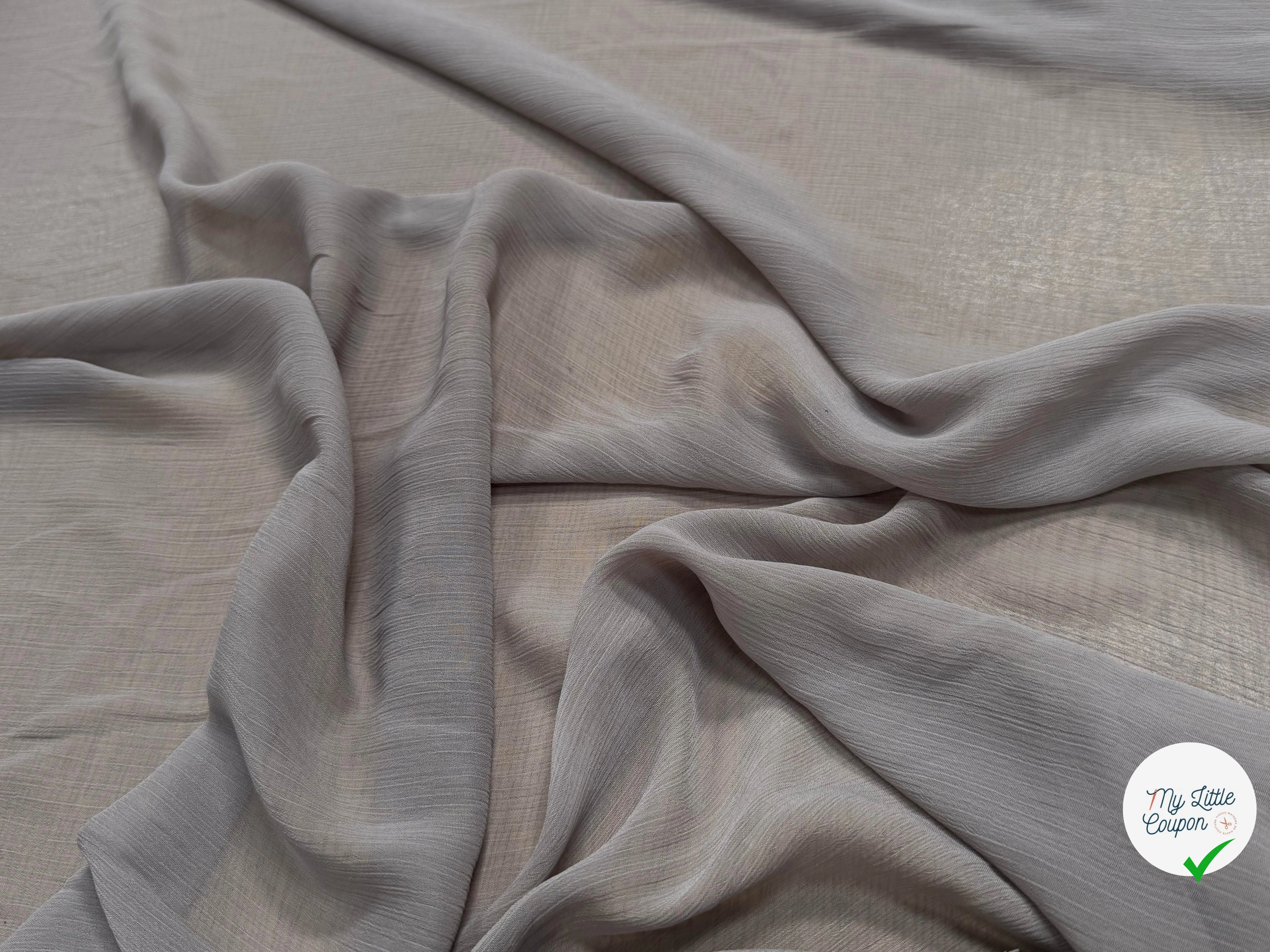 CREPON ÉFFET PLISSÉ ROYAL BEIGE - My Little Coupon