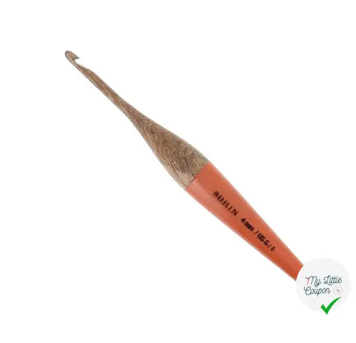 CROCHET EN BOIS DE MANGUIER ORANGE - My Little Coupon