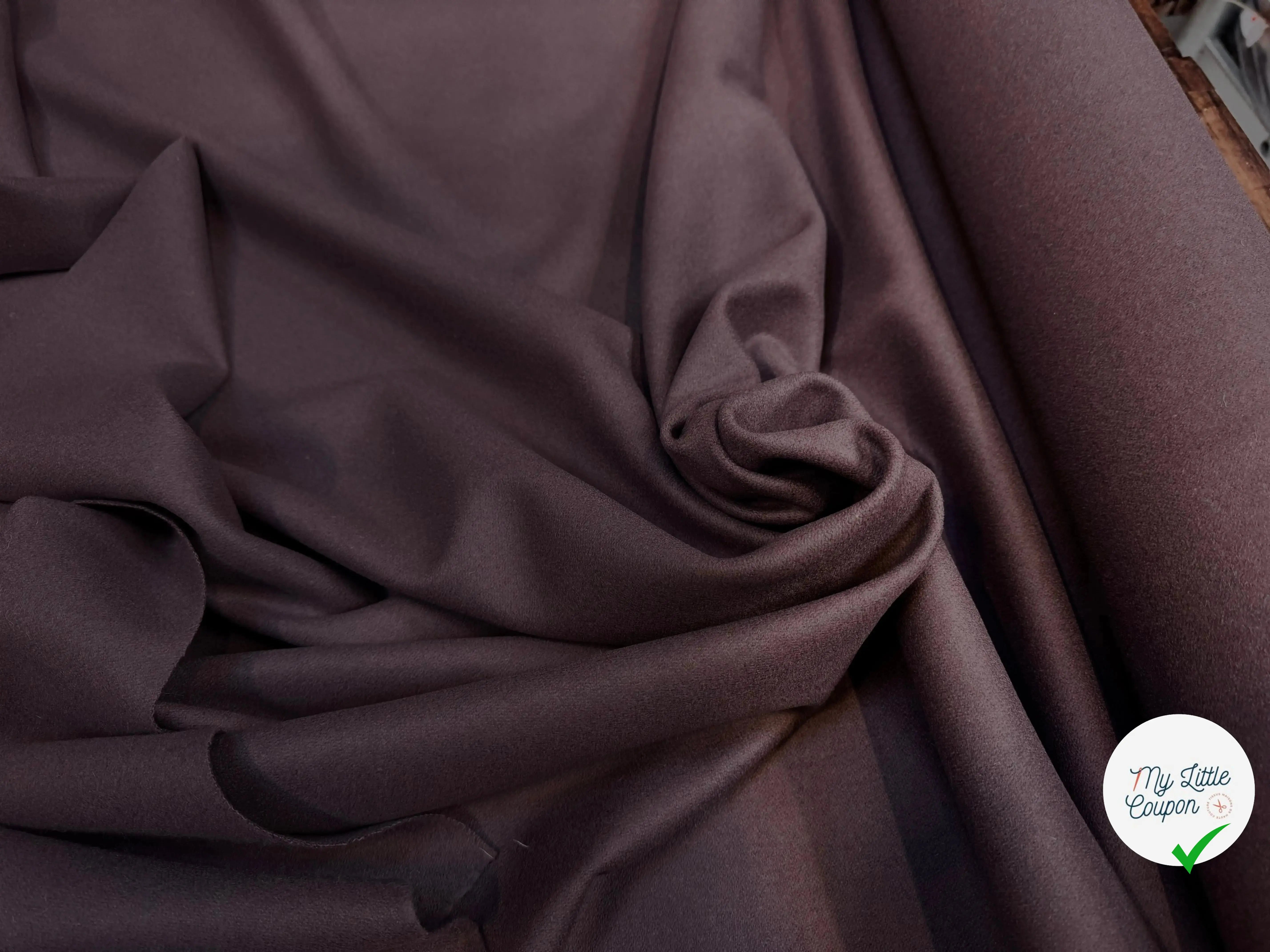 CABAN 100% LAINE CACHEMIRE AUBERGINE MARRON - My Little Coupon