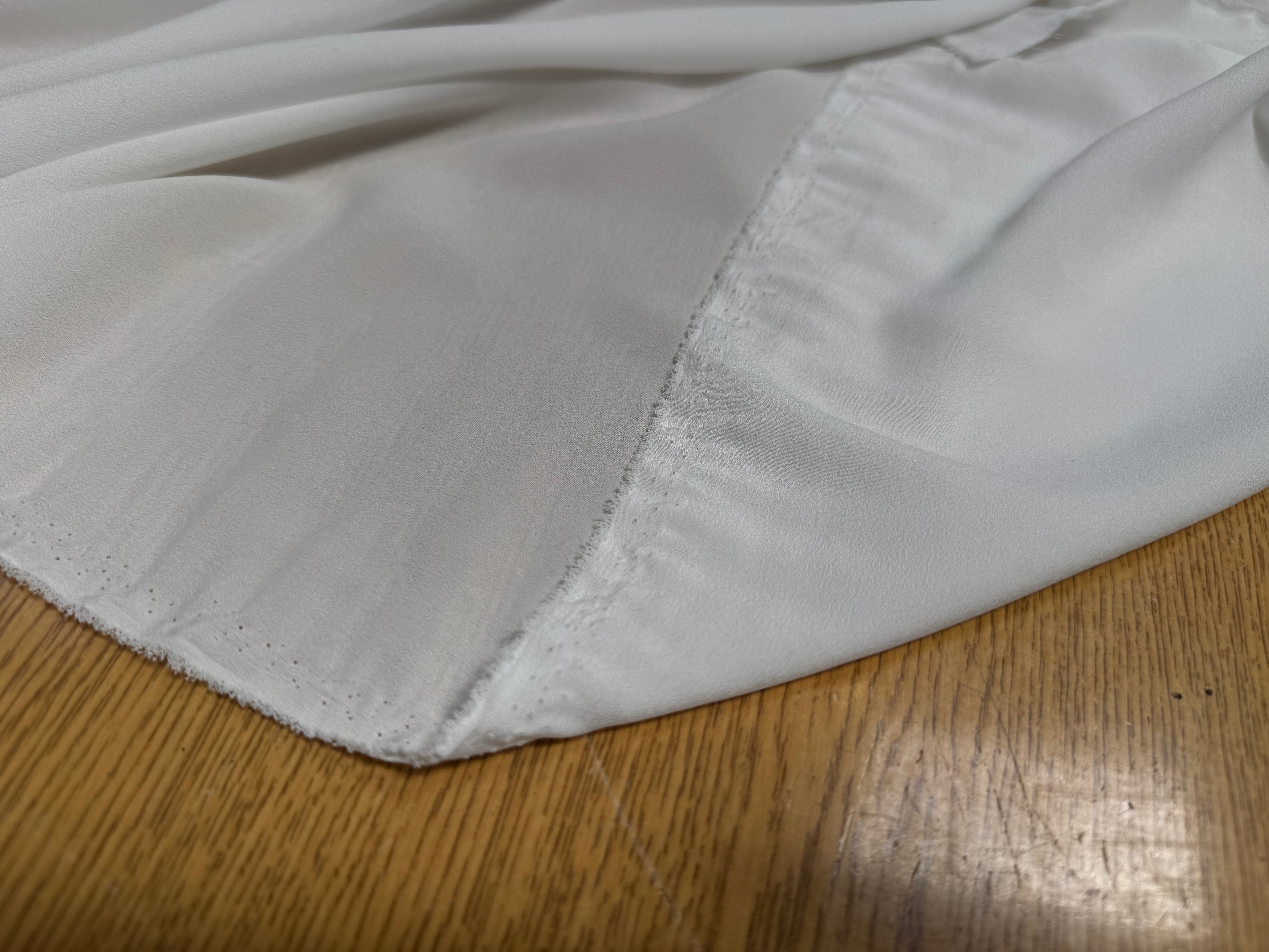 CRÊPE BLANC UNI STRETCH JAPAN - My Little Coupon