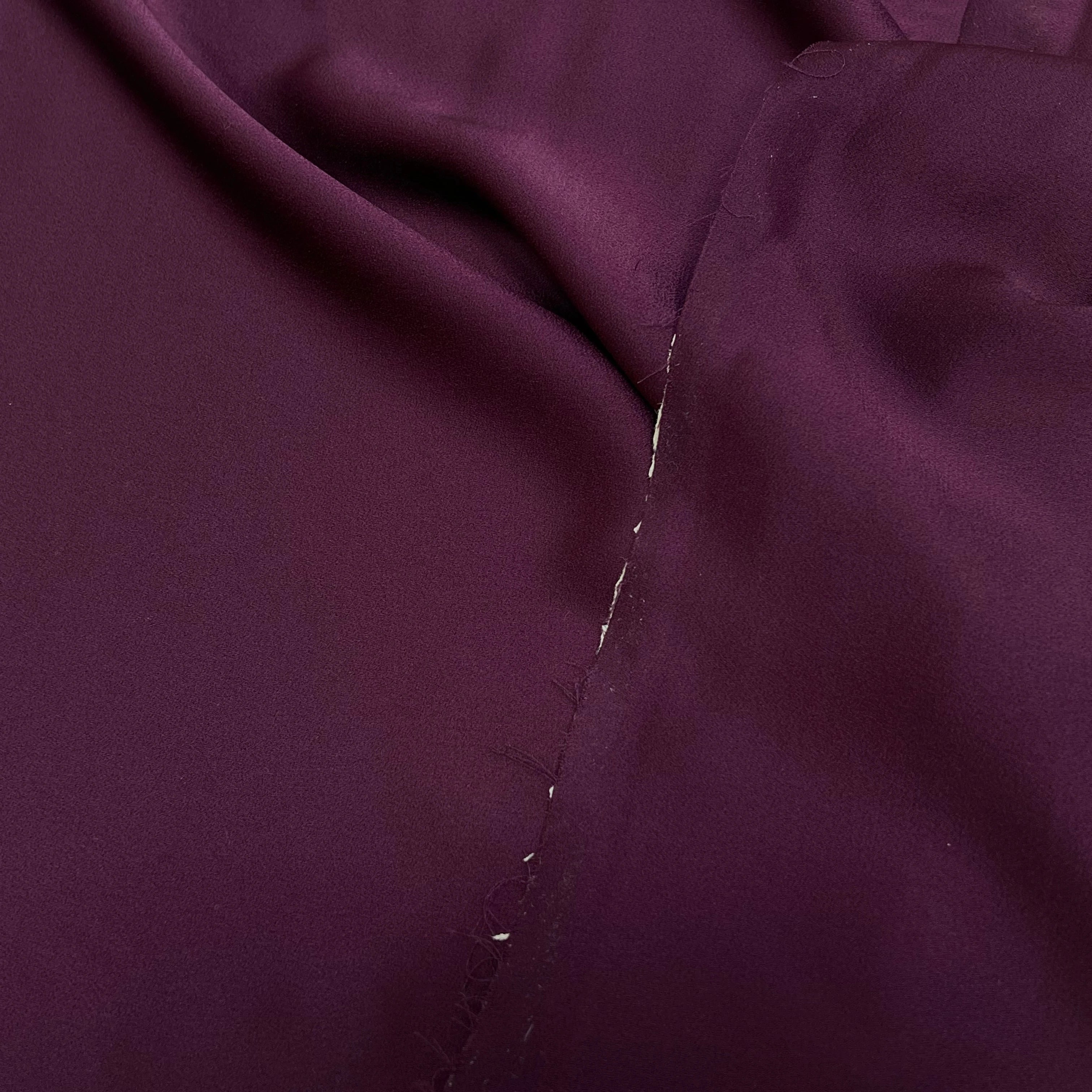 (Chute) CREPE ENVERS SATIN ACETATE VISCOSE TOMBÉ CHIC PURPLE RAIN 27% VISCOSE - My Little Coupon